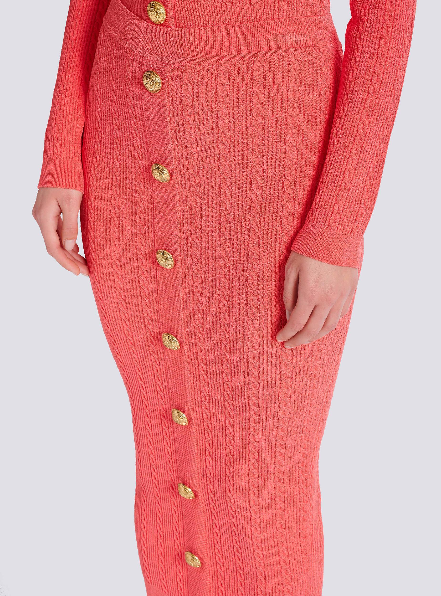 Cable-knit midi skirt Product Image