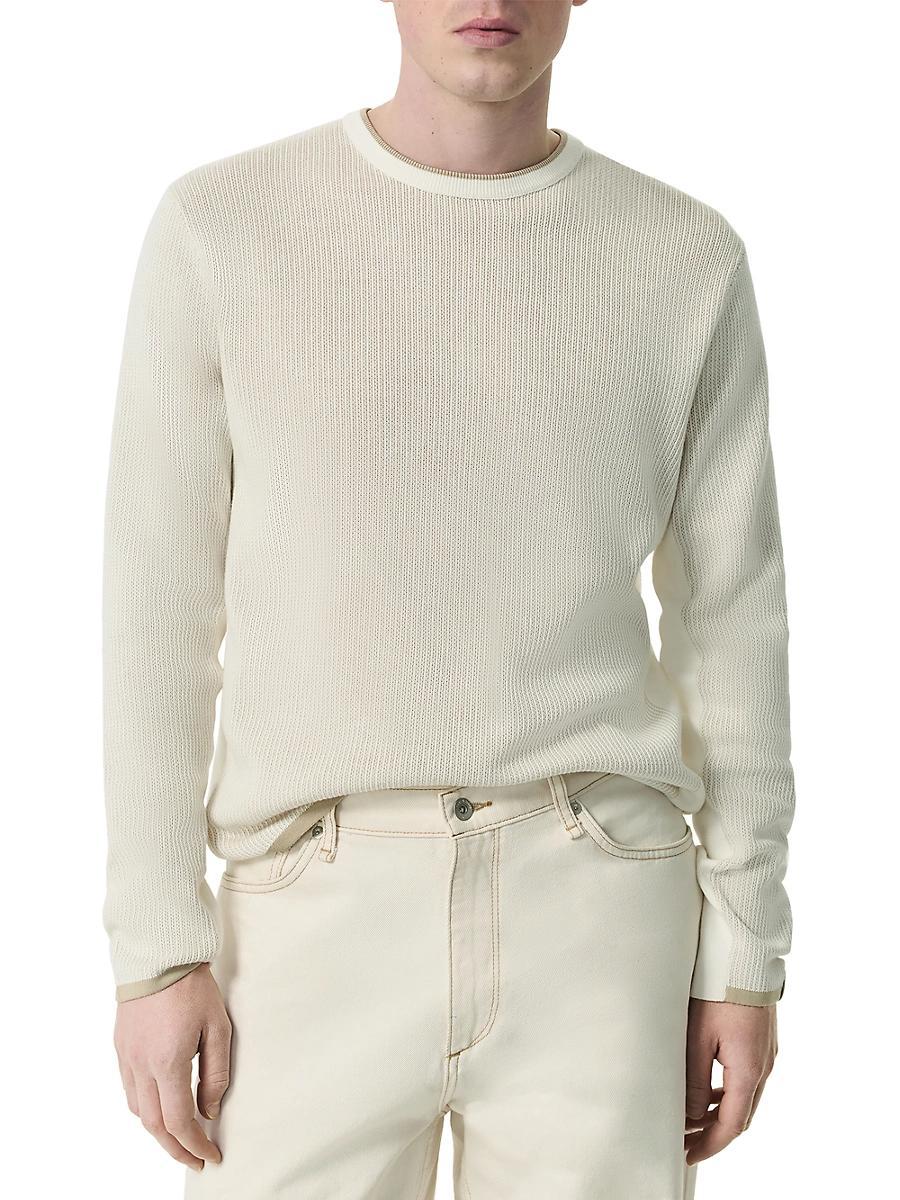 Mens Harvey Two-Tone Knit T-Shirt Product Image