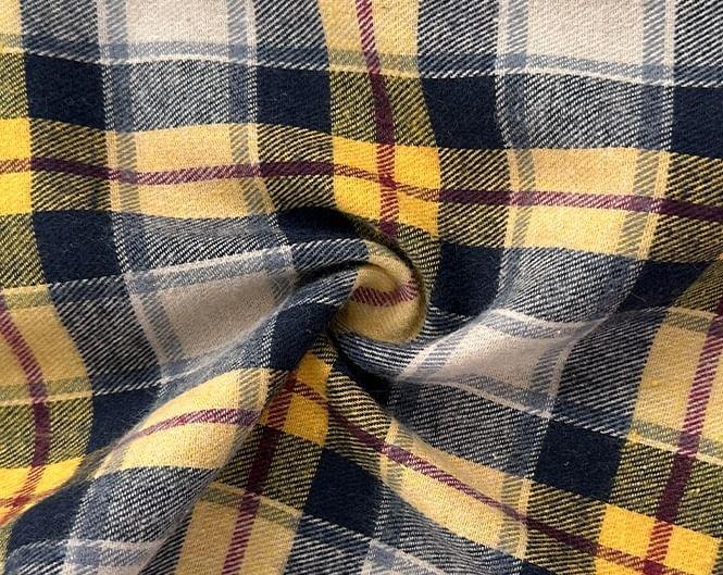 High Waist Plaid Wide Leg Pants Product Image