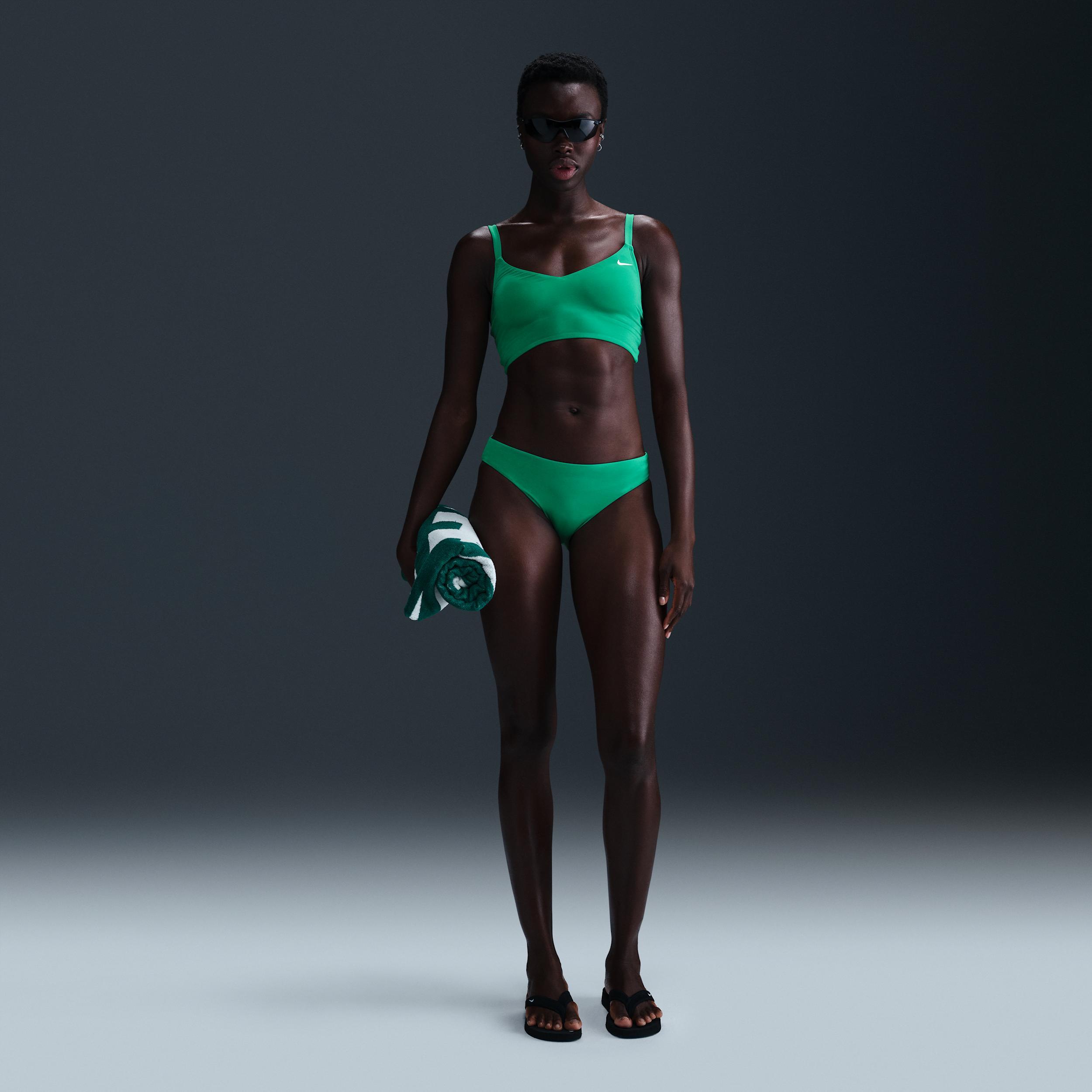Nike Women's Swim Essential V-Neck Midkini Product Image