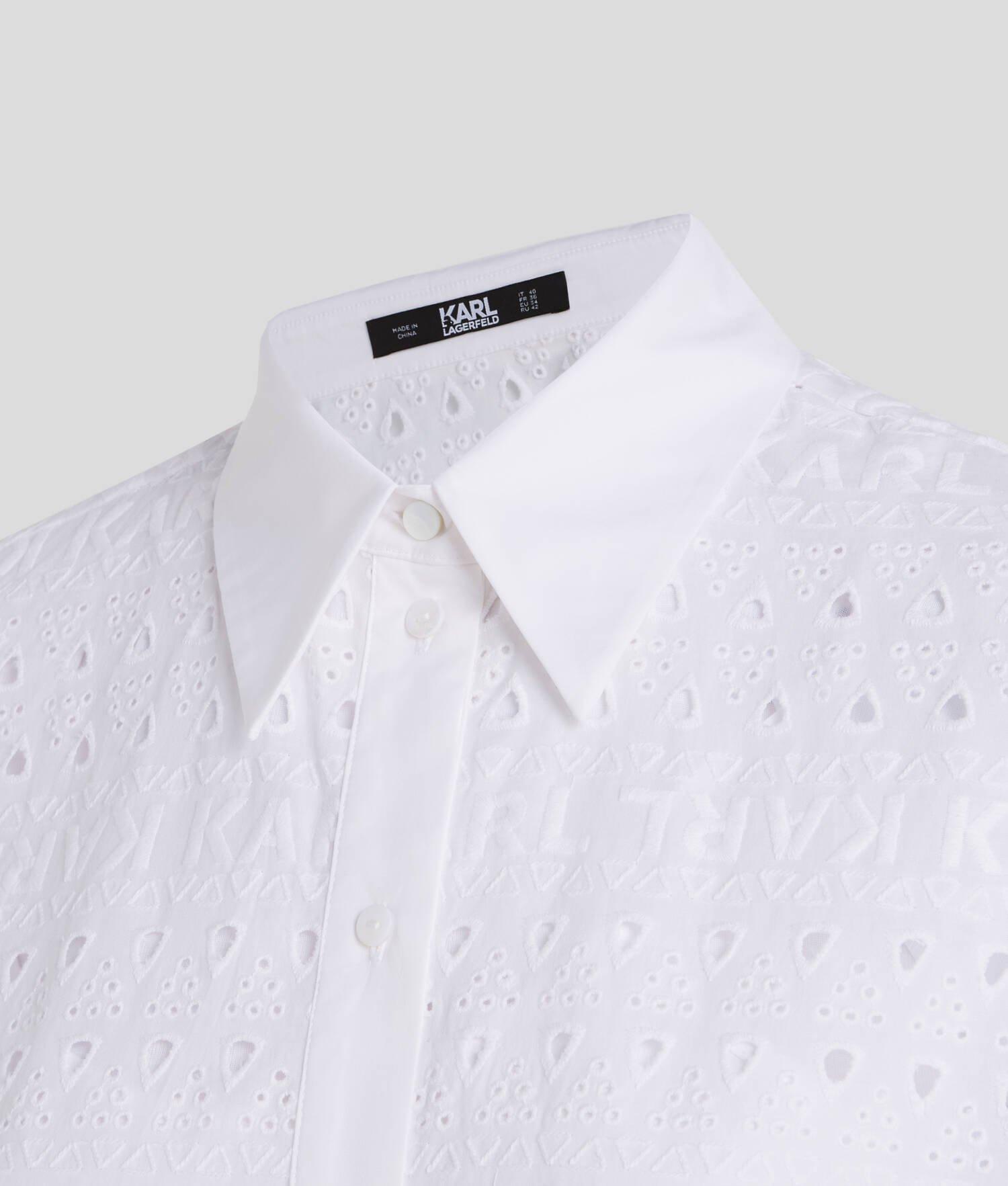 BRODERIE ANGLAISE SHIRT DRESS Product Image