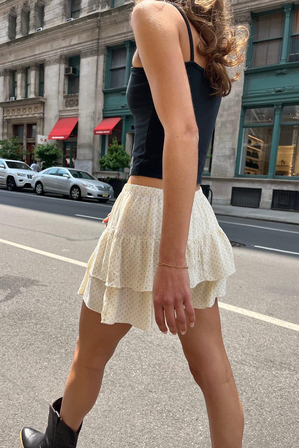 Izzy Floral Mini Skirt Product Image