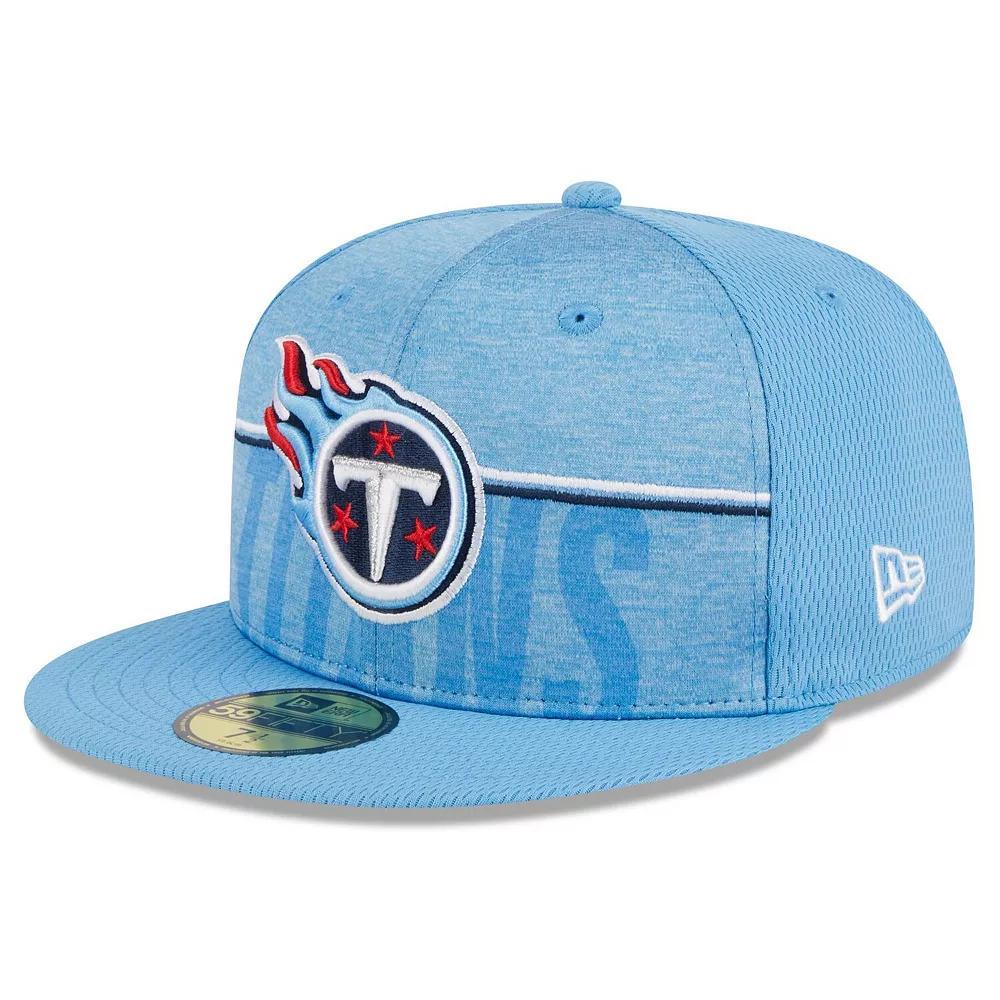 Men's New Era Light Blue Tennessee Titans 2023 NFL Training Camp 59FIFTY Fitted Hat, Size: 7 Product Image