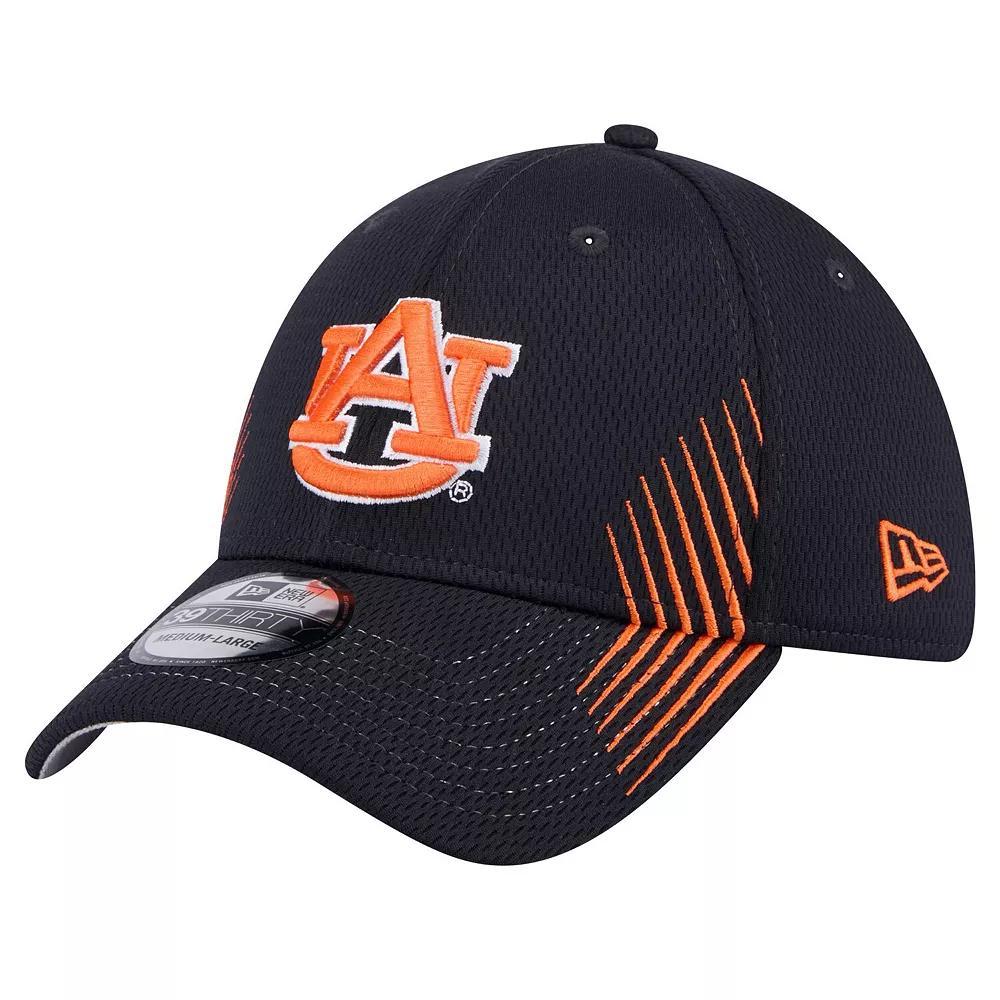 Men's New Era Navy Auburn Tigers Active Slash Sides 39THIRTY Flex Hat, Size: Medium/Large, Blue Product Image