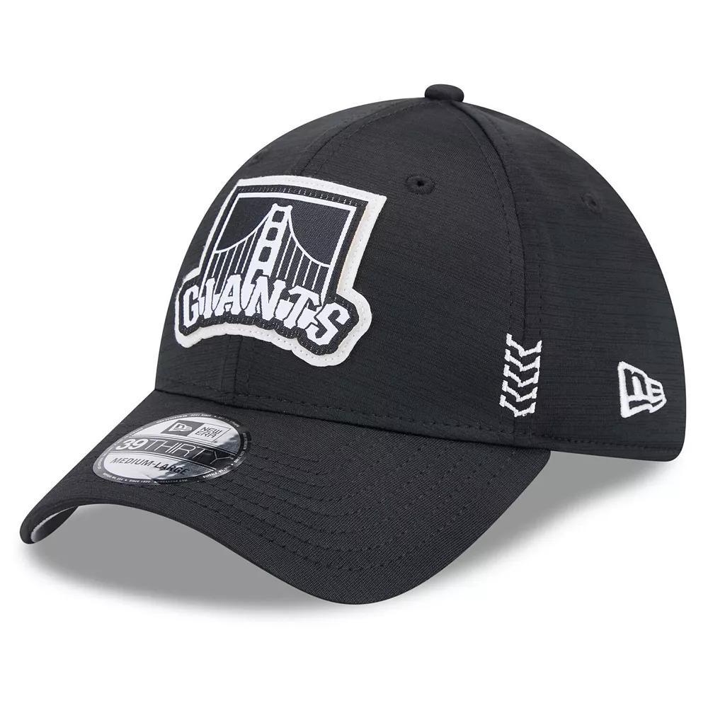 Men's New Era  Black San Francisco Giants 2024 Clubhouse 39THIRTY Flex Fit Hat, Size: Large/XL Product Image