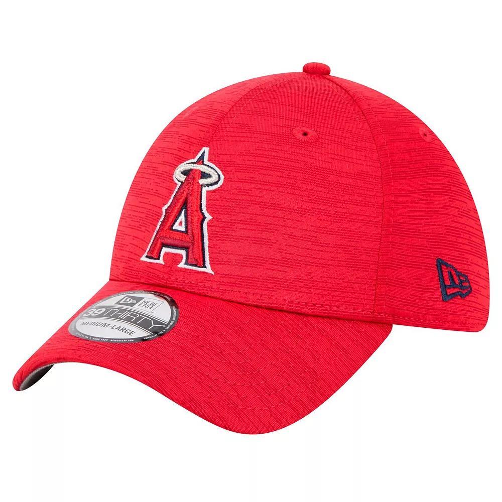Men's New Era Red Los Angeles Angels Tech 39THIRTY Flex Hat, Size: Medium/Large Product Image