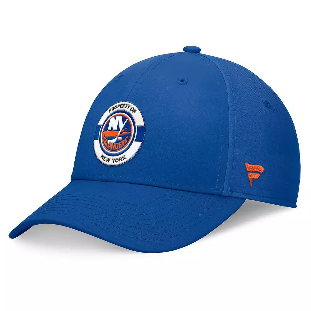 Men's Fanatics Blue Edmonton Oilers Authentic Pro Training Camp Flex Hat, Size: Small/Medium, Oil Blue Product Image