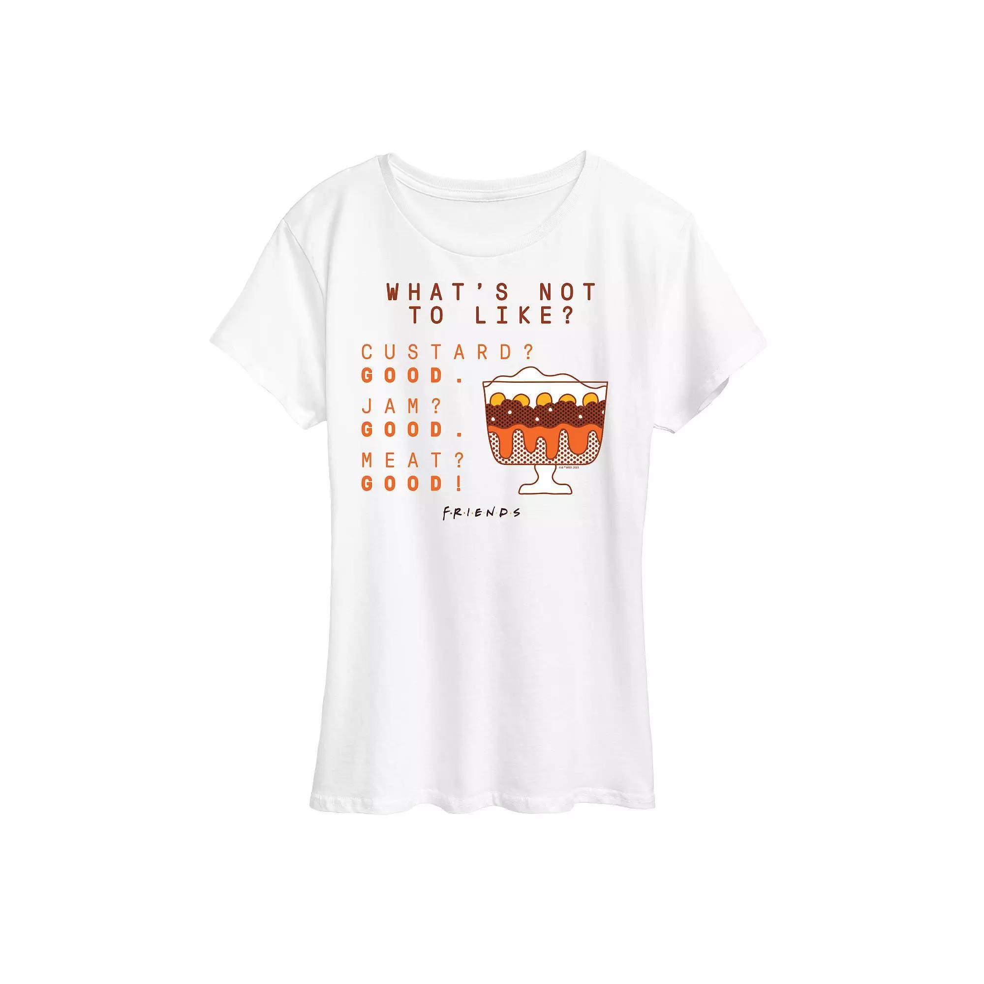 Women's Friends What's Not To Like Graphic Tee, Girl's, Size: Medium, Grey Gray Product Image
