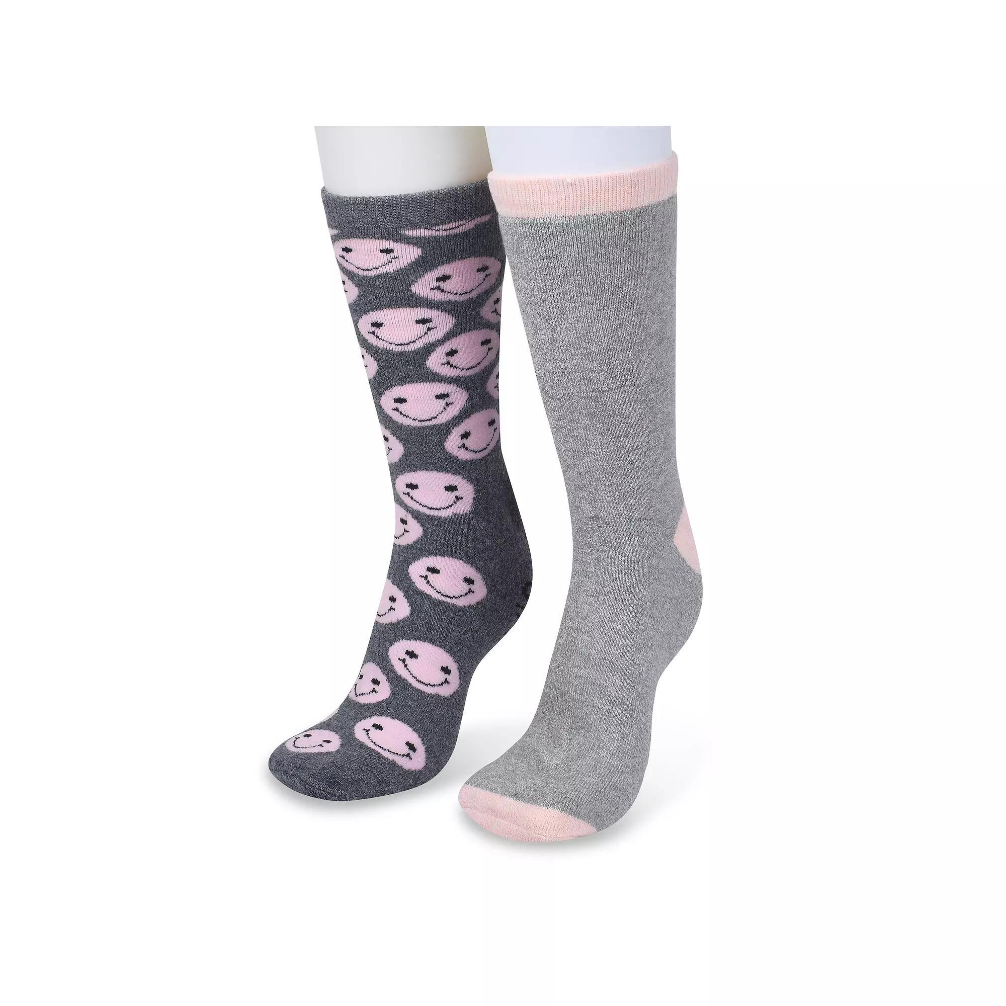 Women's GaaHuu 2 Pack Cushioned Thermal Socks, Size: 9-11, Natural Reindeer Product Image