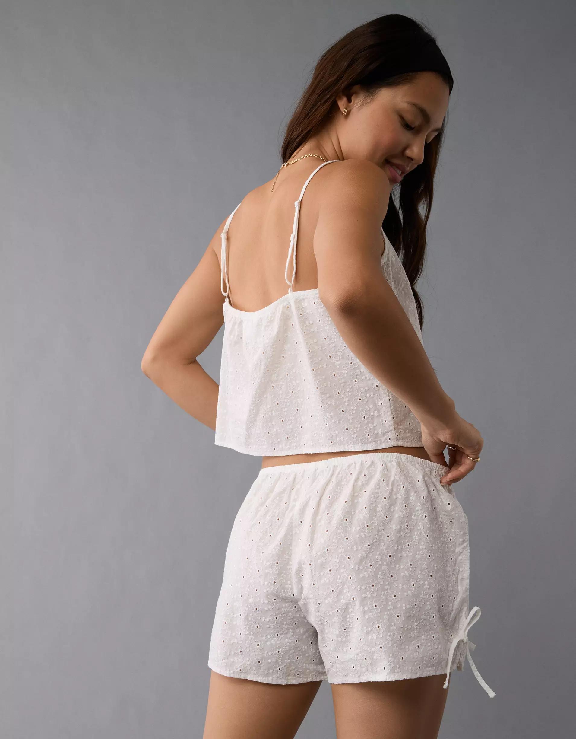 AE Flirty Woven Tank PJ Set Product Image