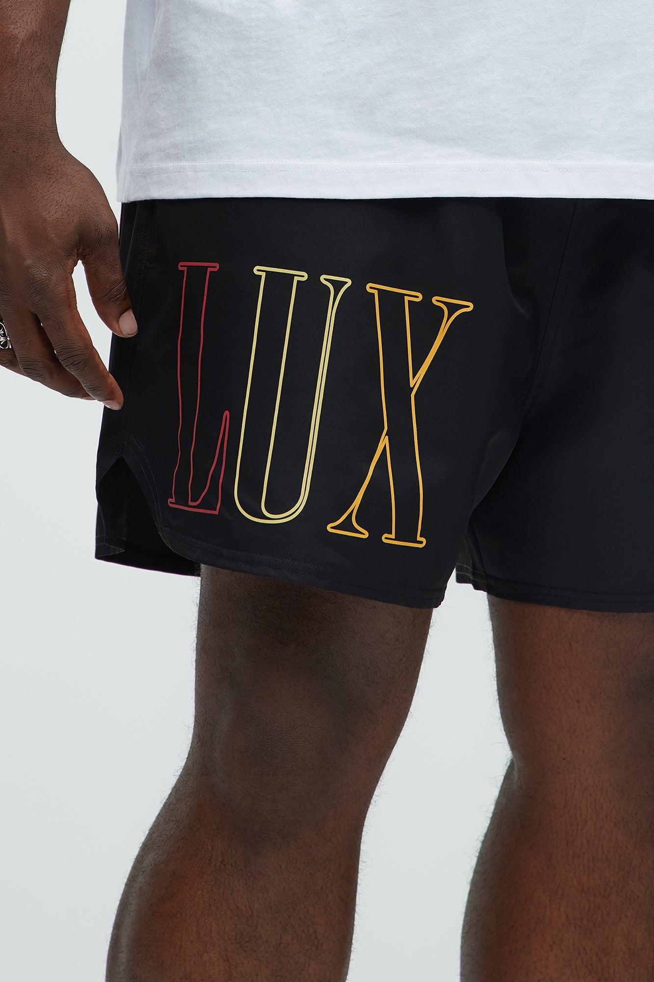 Luxury Life Swim Mid Trunk - Black Product Image