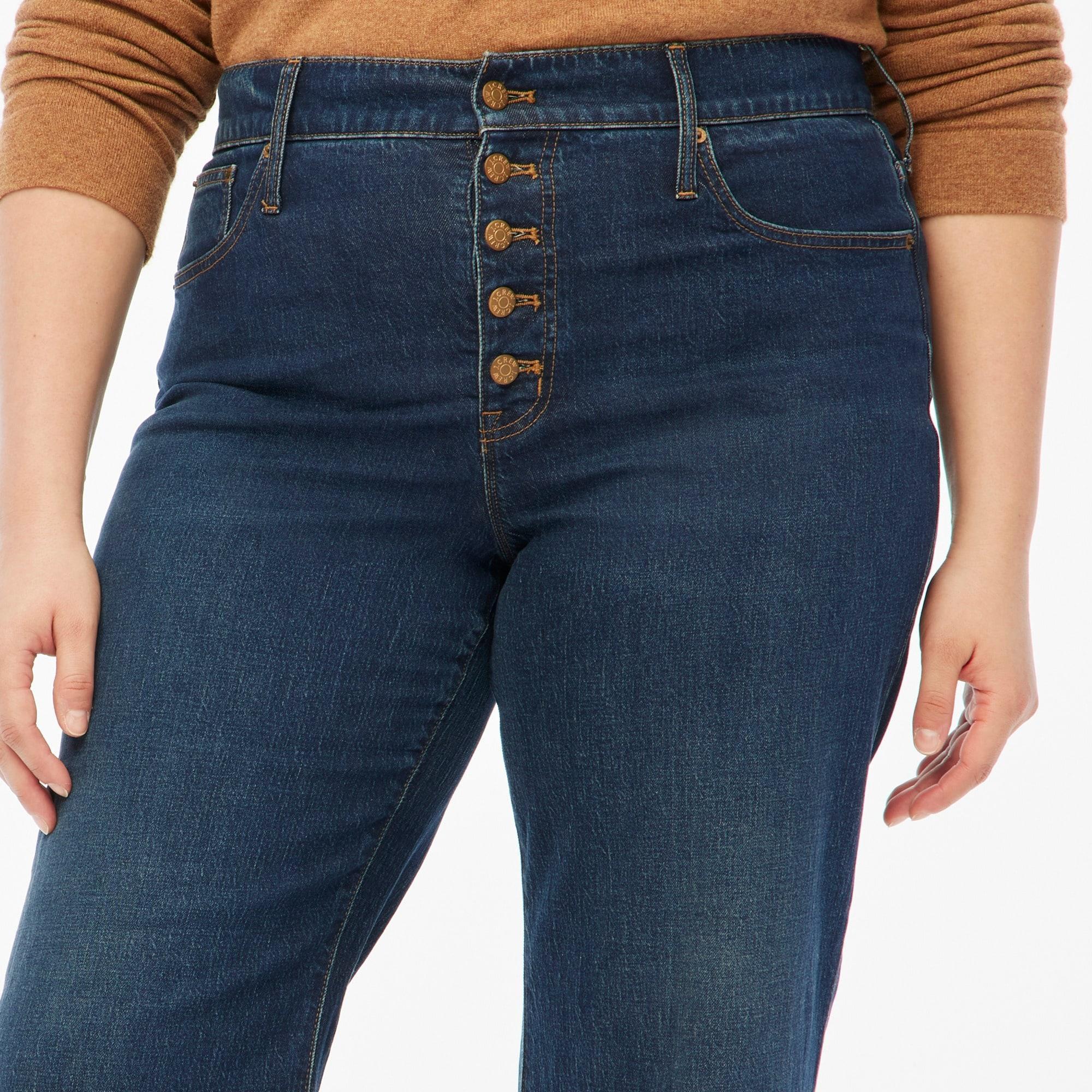 Full-length wide-leg jean in all-day stretch Product Image