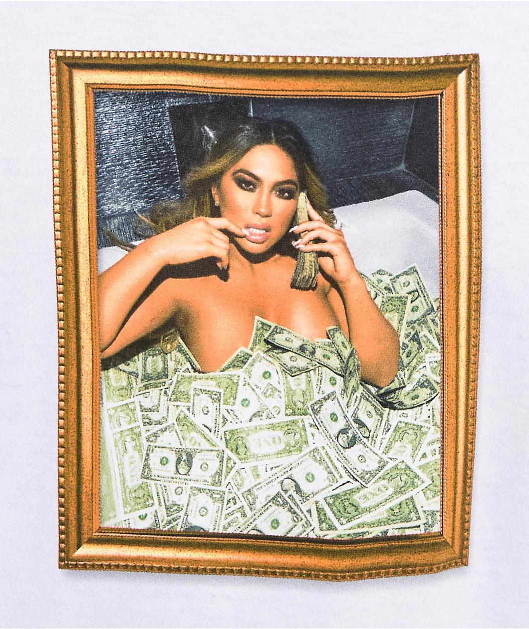 Popular Demand Cash Frame White T-Shirt Product Image
