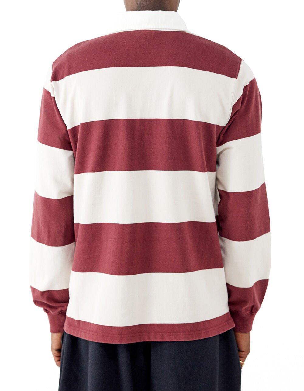 IETS FRANS Stripe Mens Long Sleeve Rugby Shirt Product Image