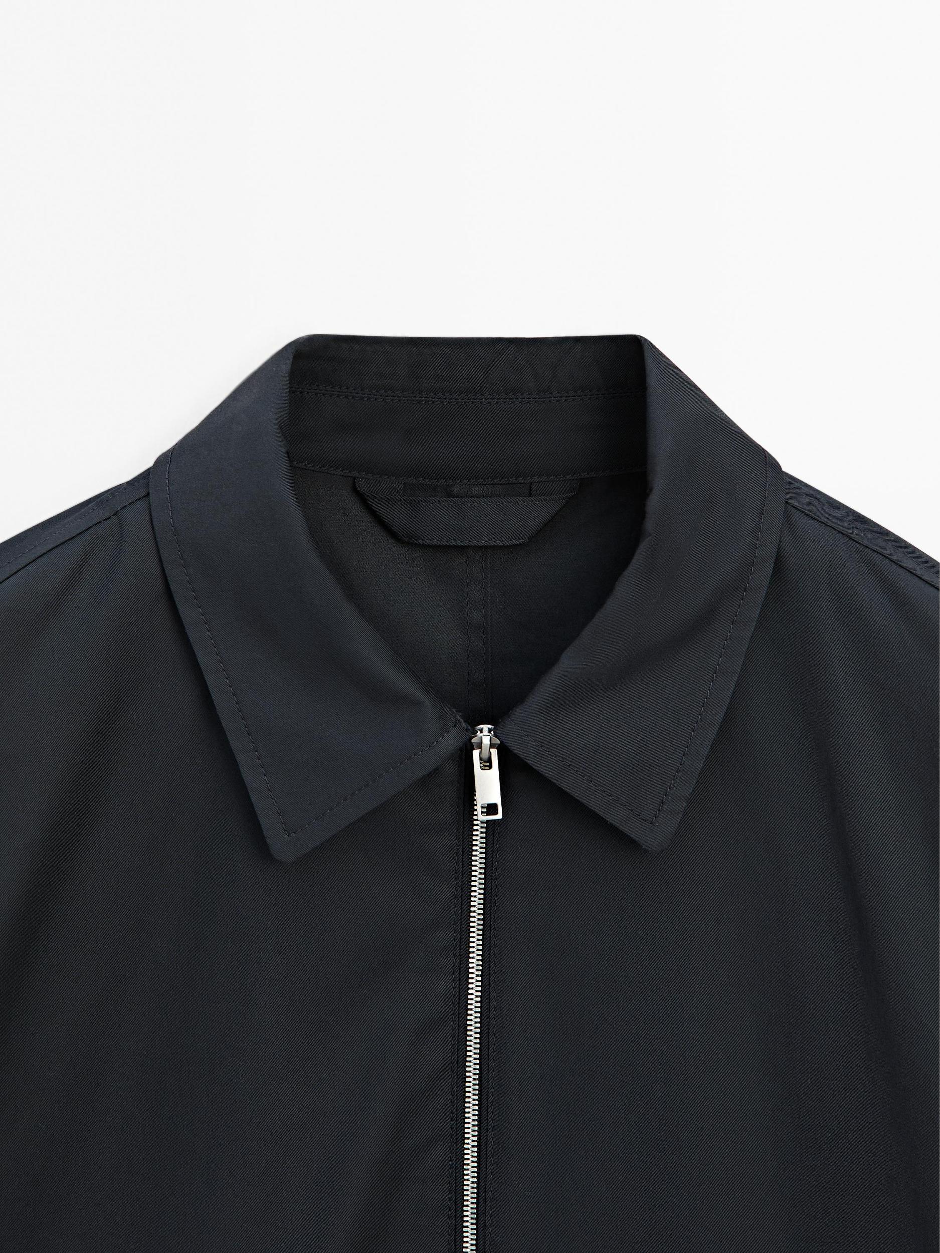 Water-repellent 100% cotton jacket Product Image
