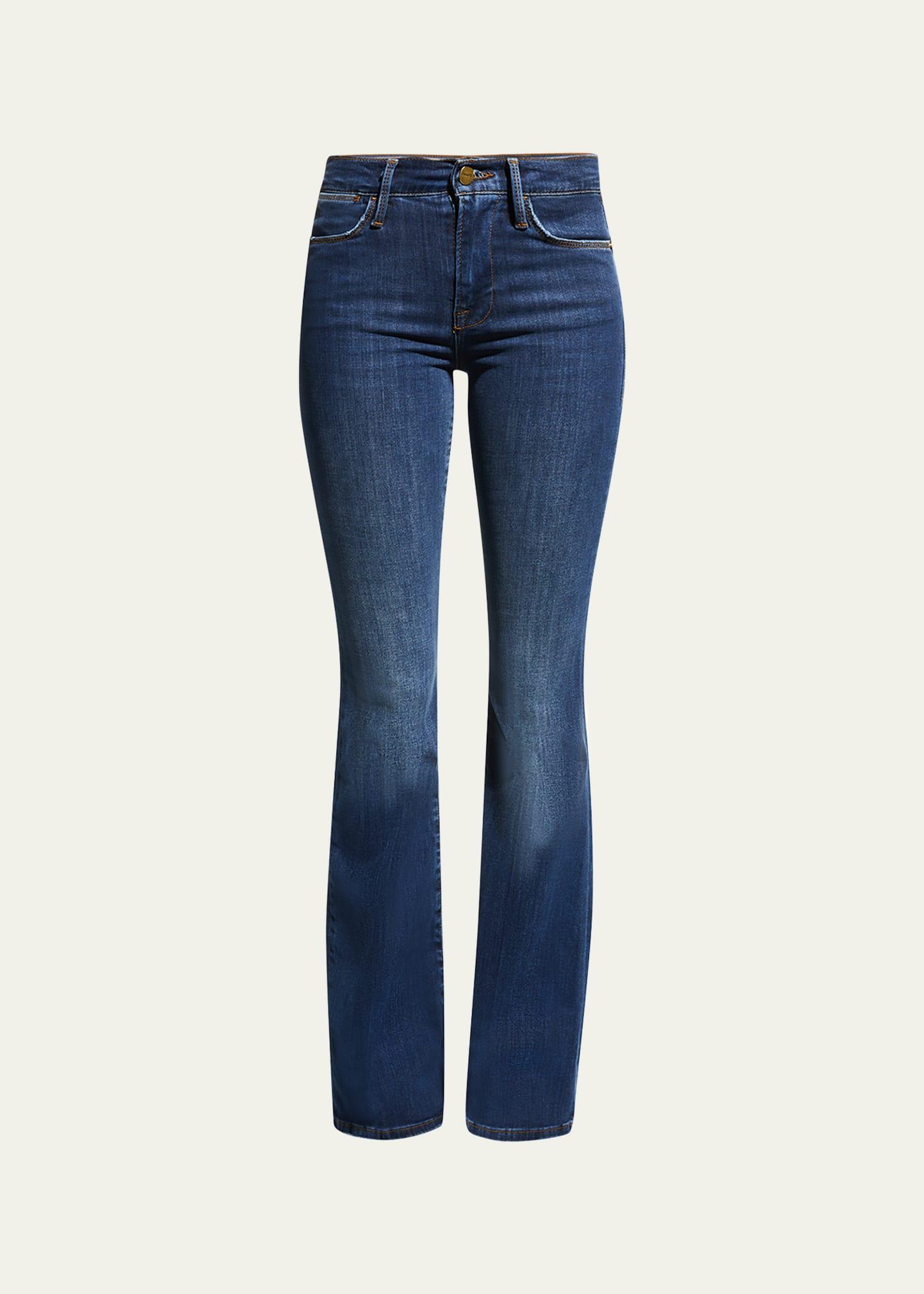 Frame Le High Rise Flare Jeans in Dublin Product Image