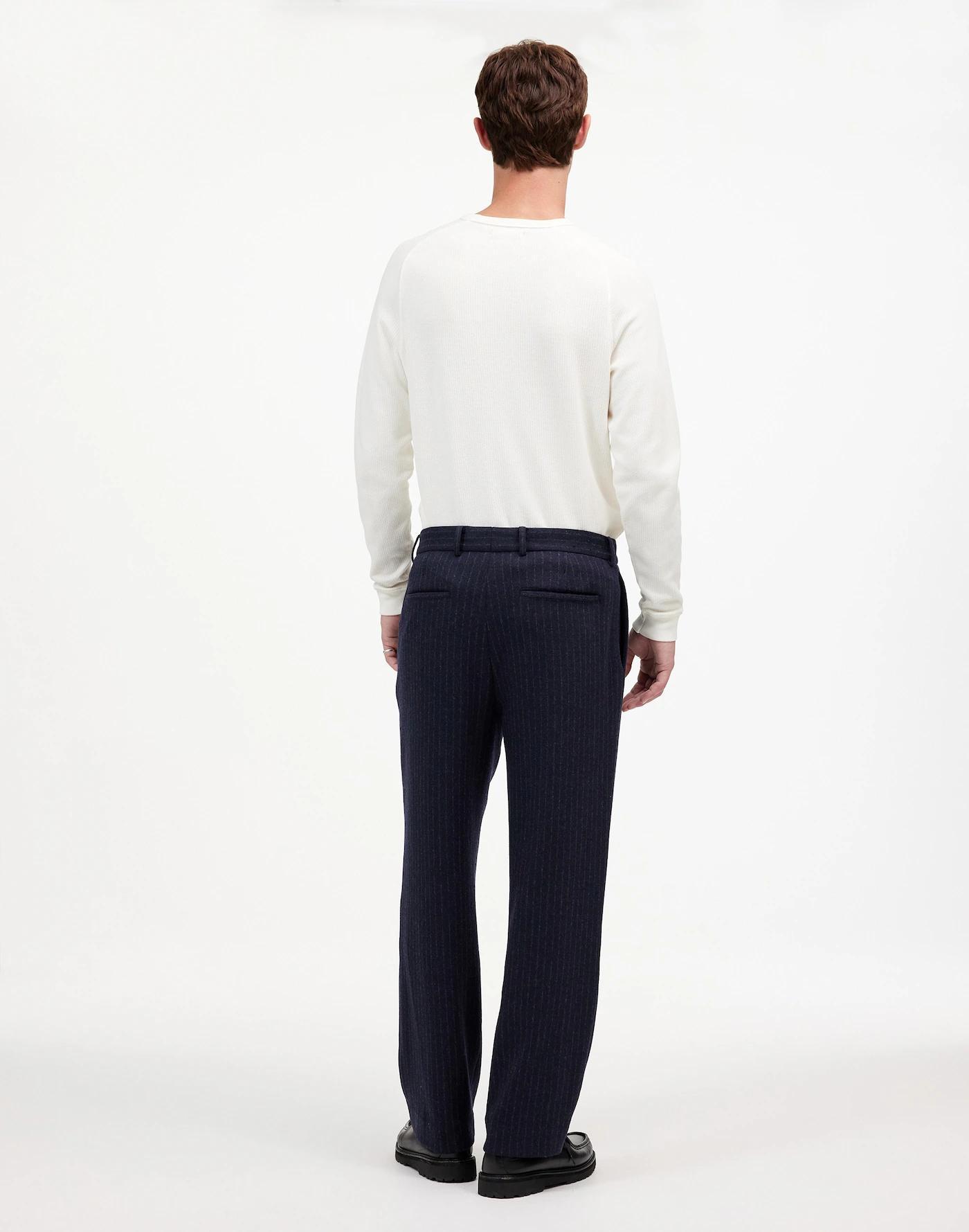The Roebling Pleated Trouser in Italian Fabric Product Image