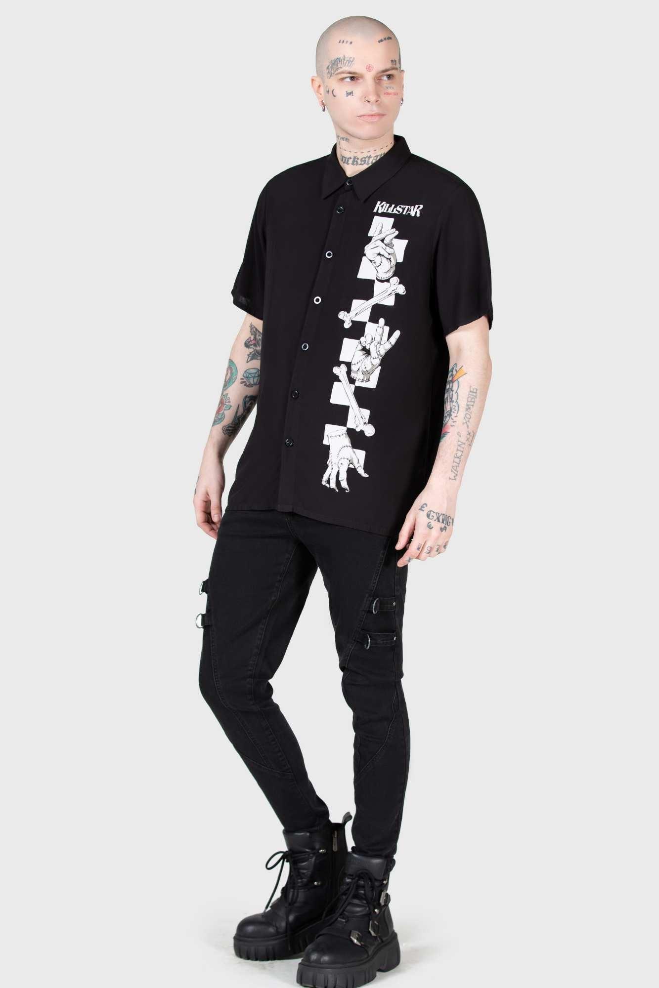 You're In Black And White Shirt Male Product Image