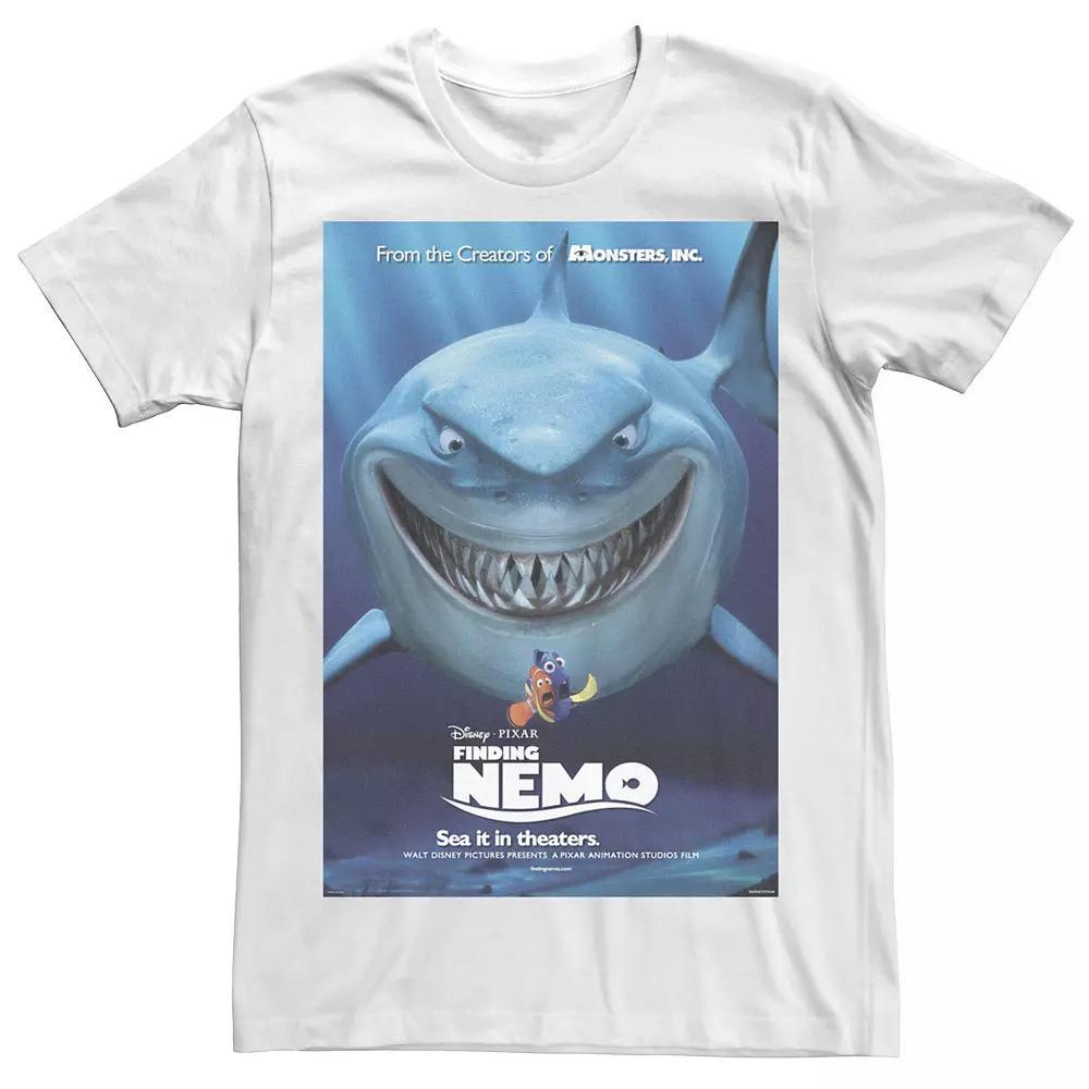 Disney / Pixar's Finding Nemo Bruce Men's Poster Tee, Size: Small, White Product Image