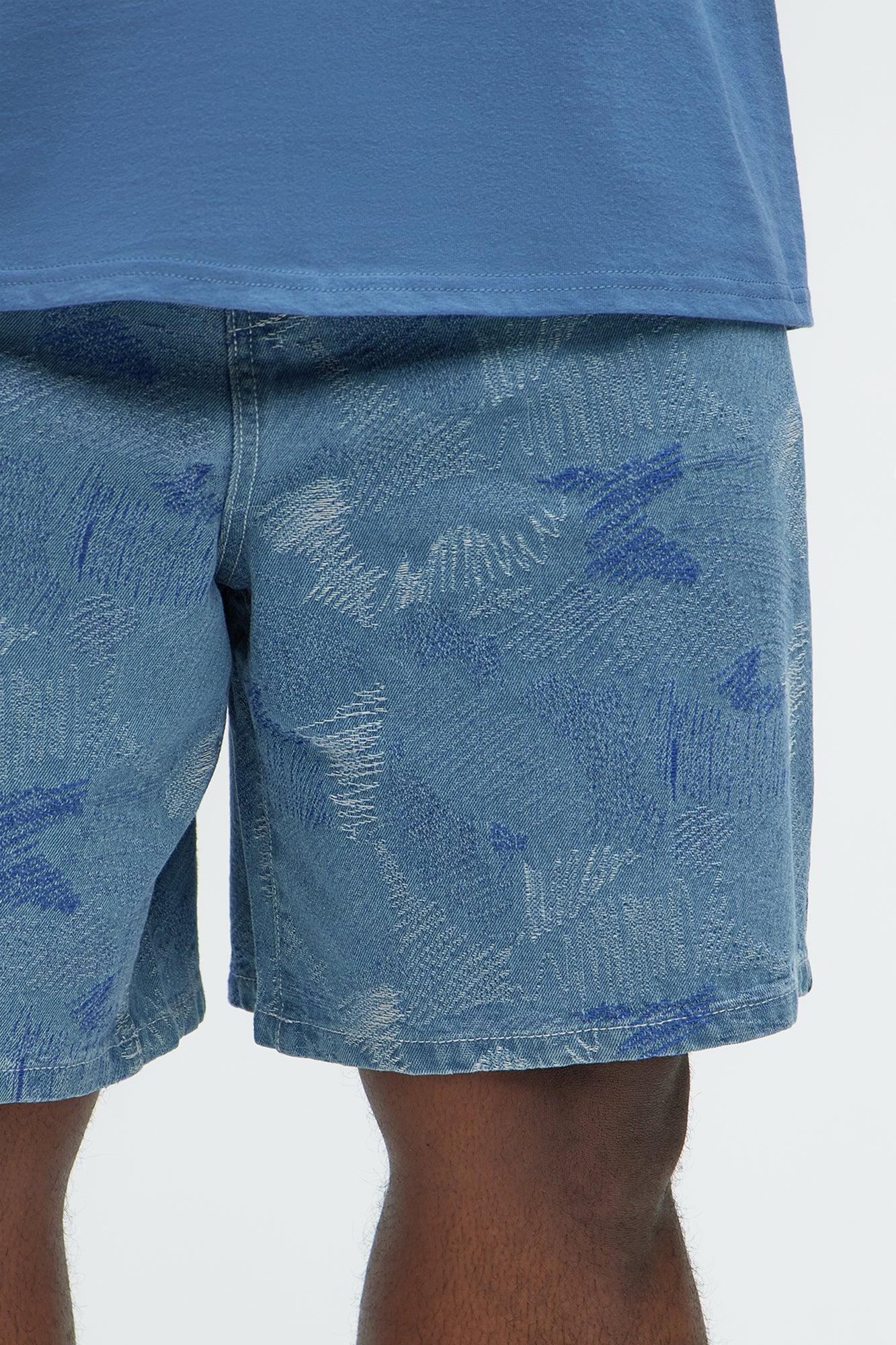 Dax Relaxed Denim Shorts - Light Wash Product Image