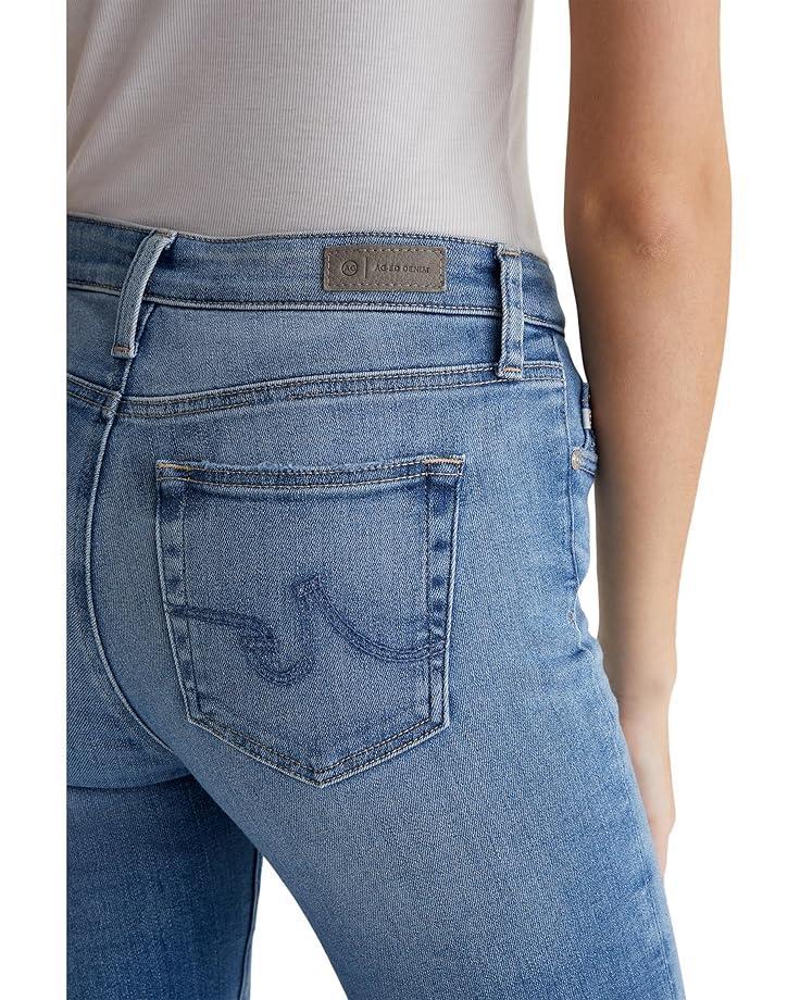 Mari Mid Rise Slim Straight Jeans in Oceanside Product Image