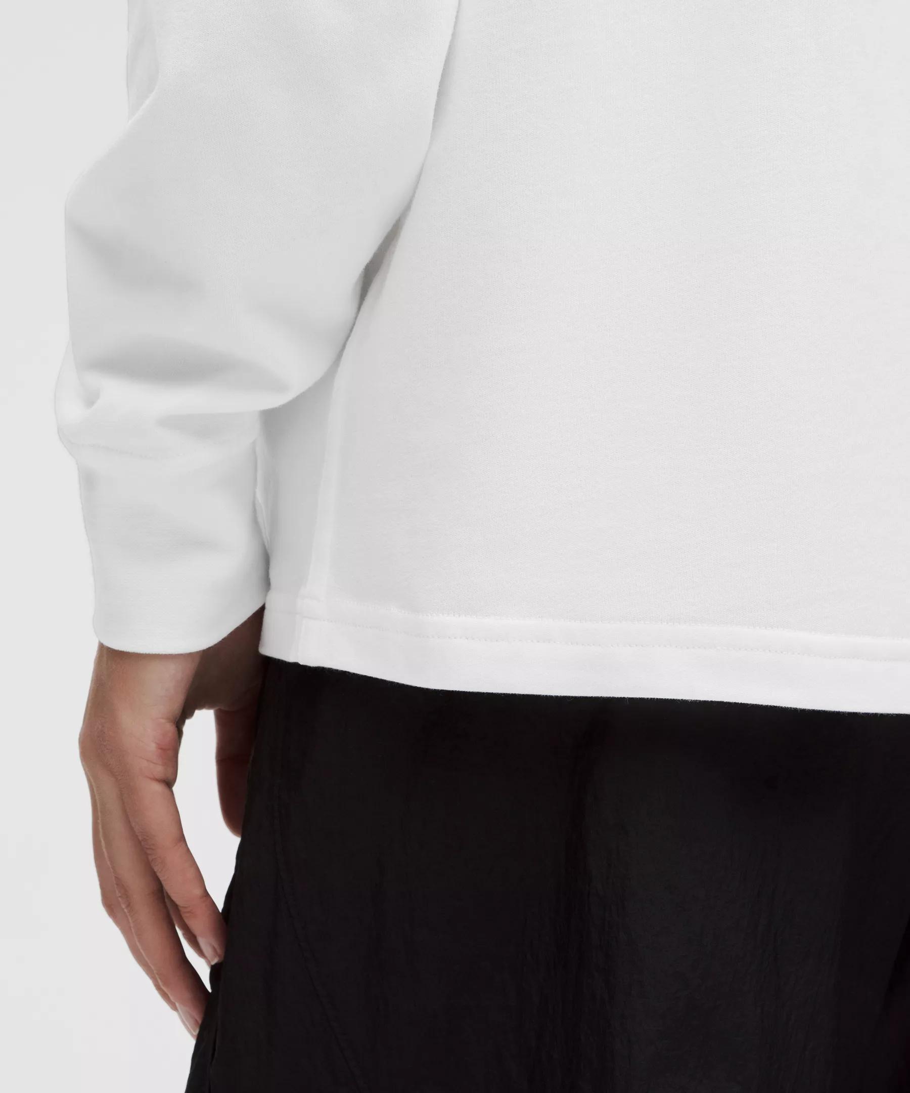 Heavyweight Cotton Crewneck Long-Sleeve Shirt Product Image