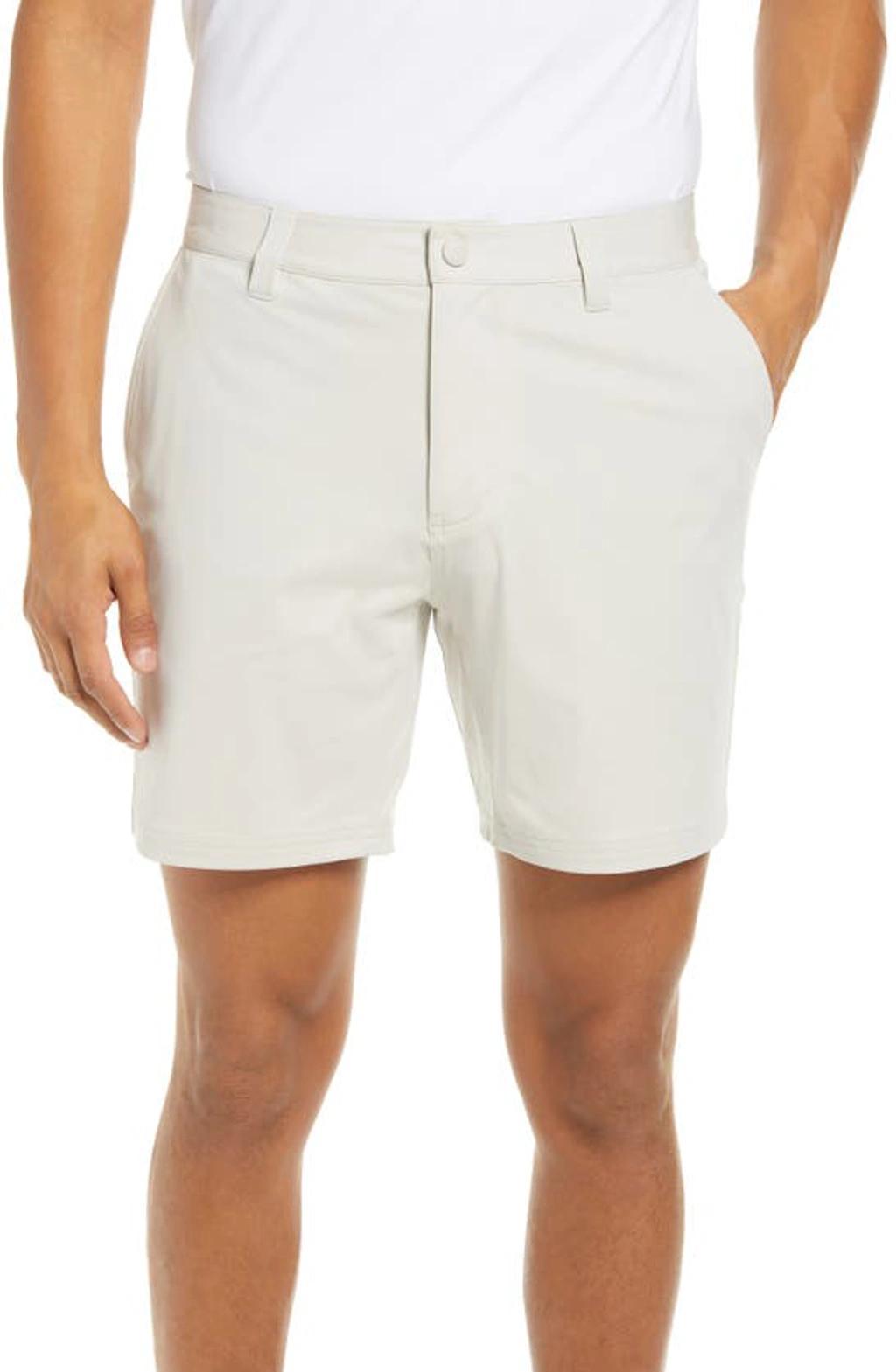 RHONE Men's Commuter 7" Shorts In Stone Product Image