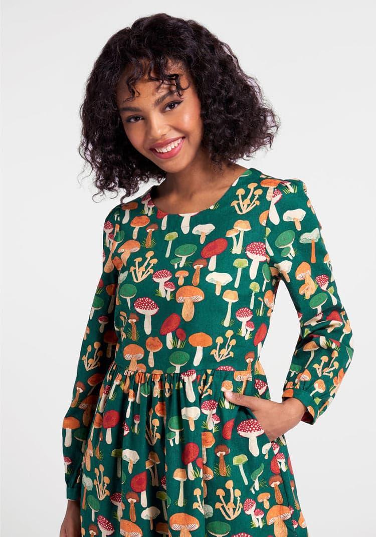 Gimme Some Shroom A-Line Dress Product Image