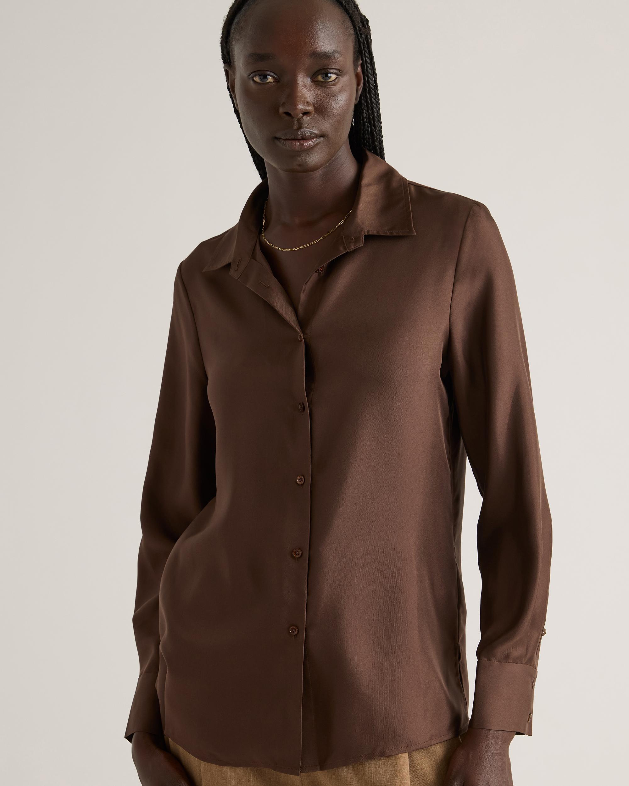 Quince | Women's 100% Silk Twill Blouse Product Image
