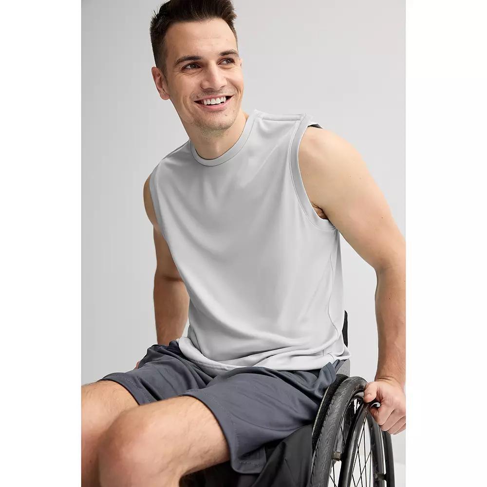 Men's Tek Gear® Adaptive Dry Tek Sleeveless Muscle Shirt, Size: Small, Serene Green Product Image