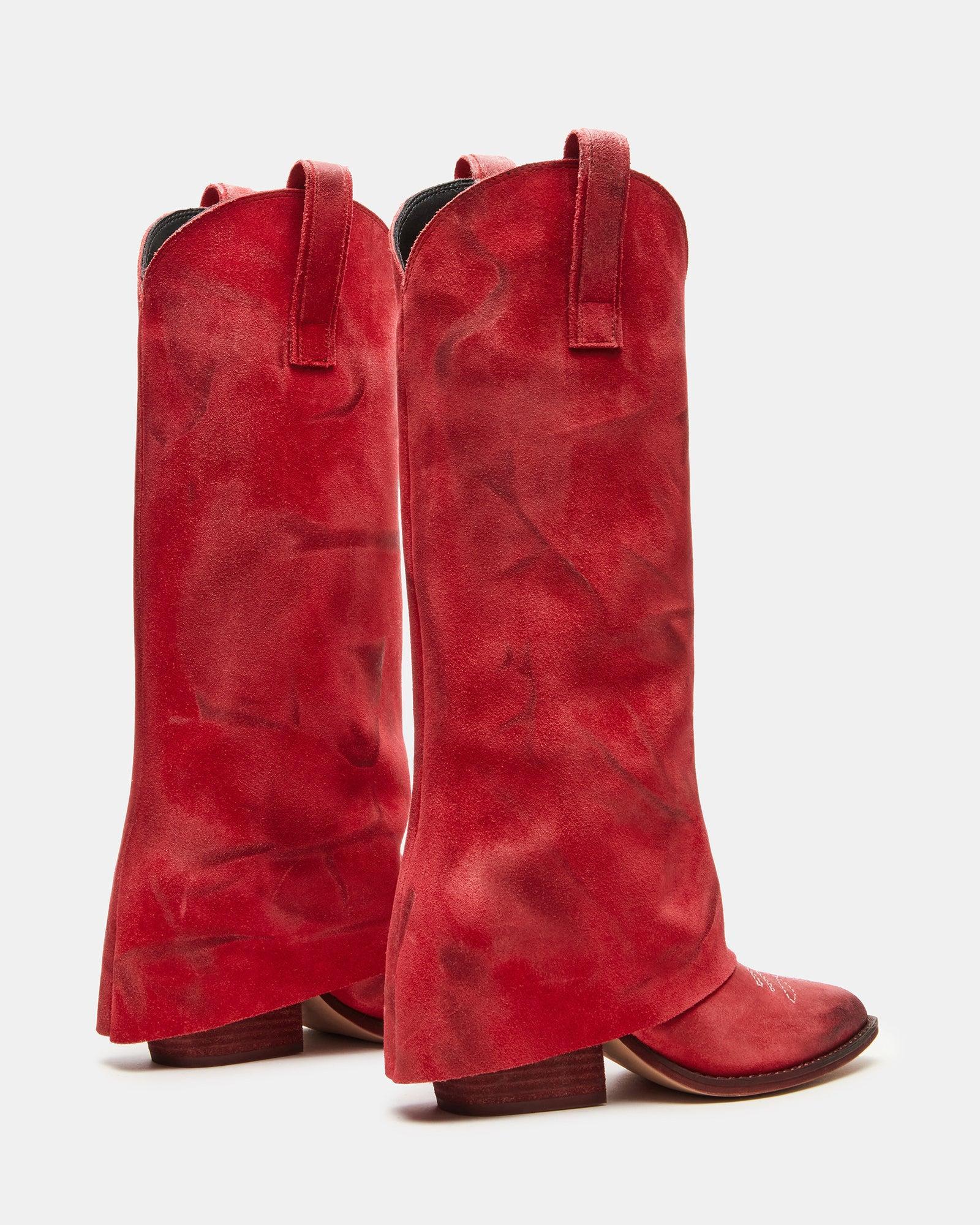 SORVINO RED SUEDE Female Product Image