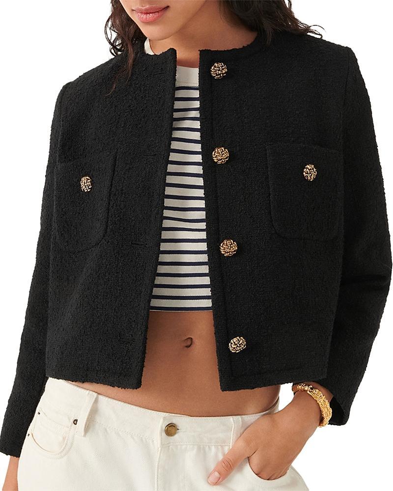 Womens Meredith Tweed Cotton-Blend Jacket Product Image