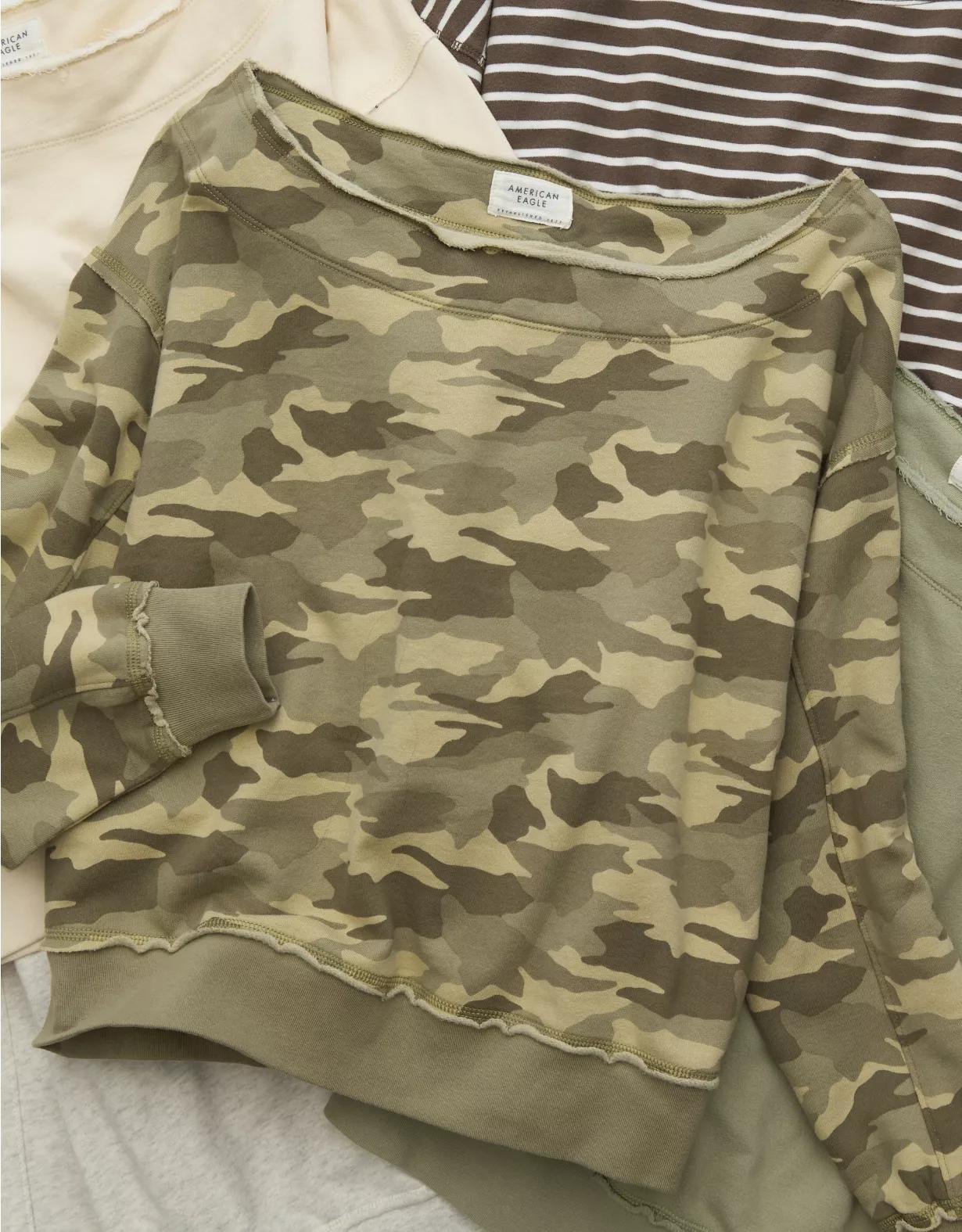 AE Off The Shoulder Sweatshirt Product Image
