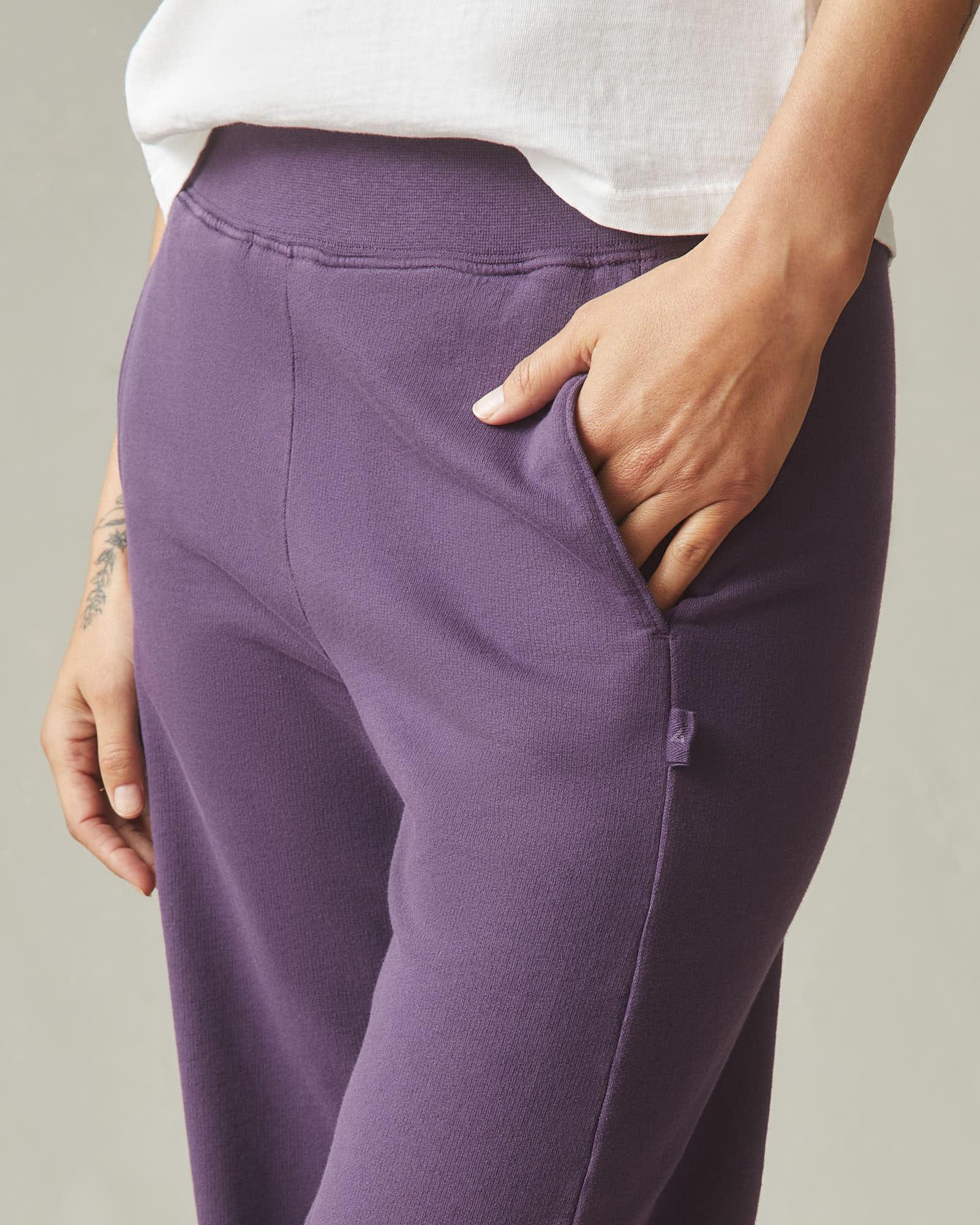 Women's French Terry Straight Sweatpant - Navy Cosmos Product Image
