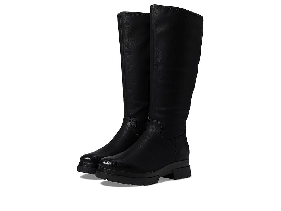 SOUL Naturalizer Orchid Women's Wide Calf Tall Boots, Size: 7.5 Wc, Black Faux Product Image