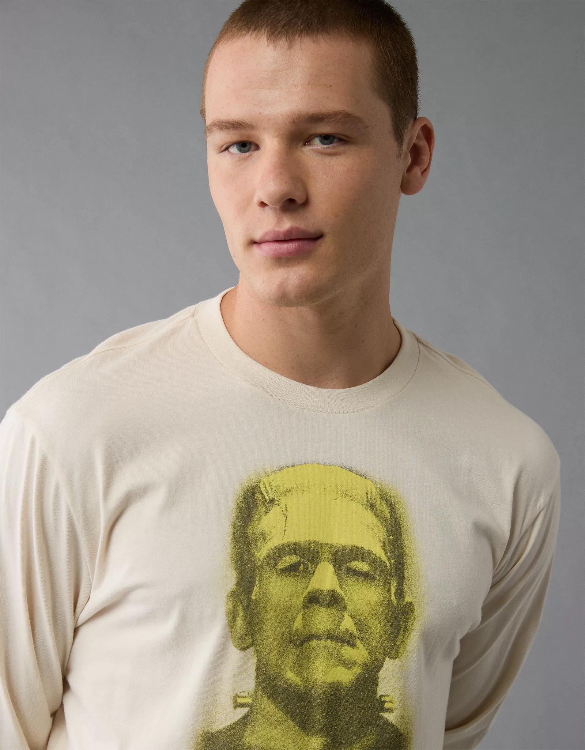 AE Frankenstein Long-Sleeve Graphic T-Shirt Product Image