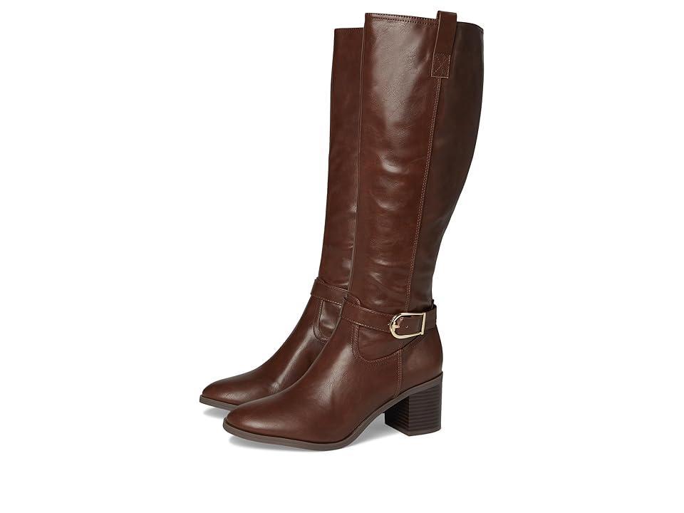 LifeStride Legend Women's Tall Heeled Riding Boots in Regular and Wide Calf, Size: 8.5, Brown Product Image