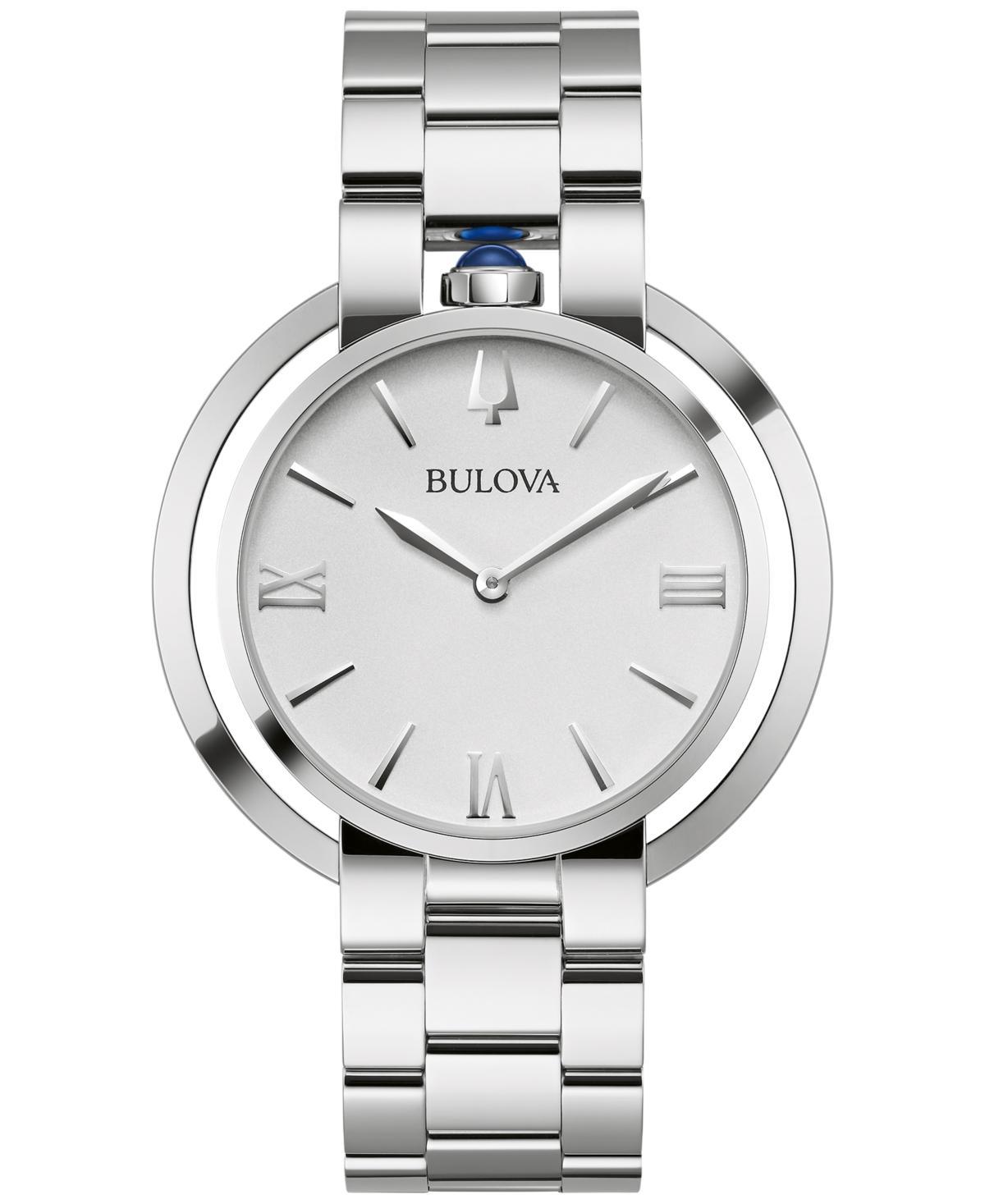 Bulova Mens Diamond Accent Gold-Tone Stainless Steel Watch - 97D123K Gold Tone Product Image