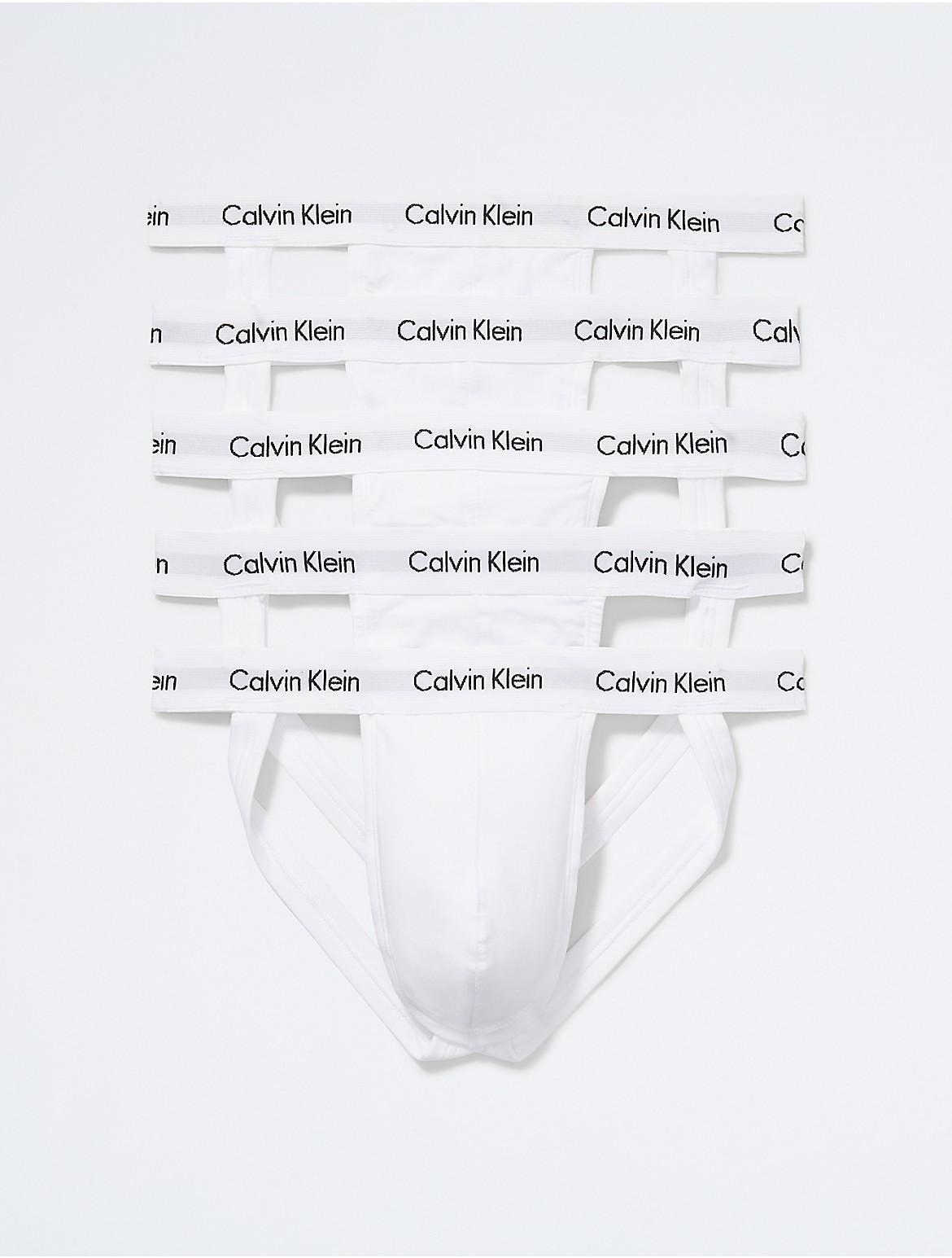 Calvin Klein Men's Cotton Stretch 5-Pack Jock Strap - Black - XL Product Image