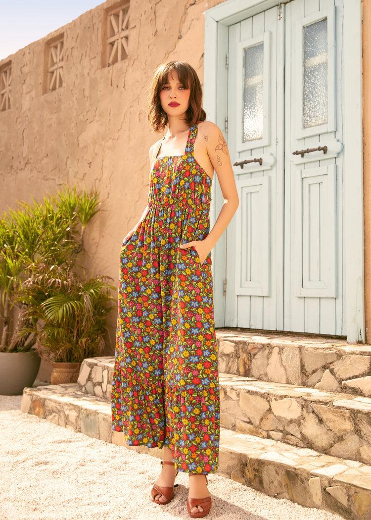 Sun-Kissed & Tiered Maxi Dress Product Image