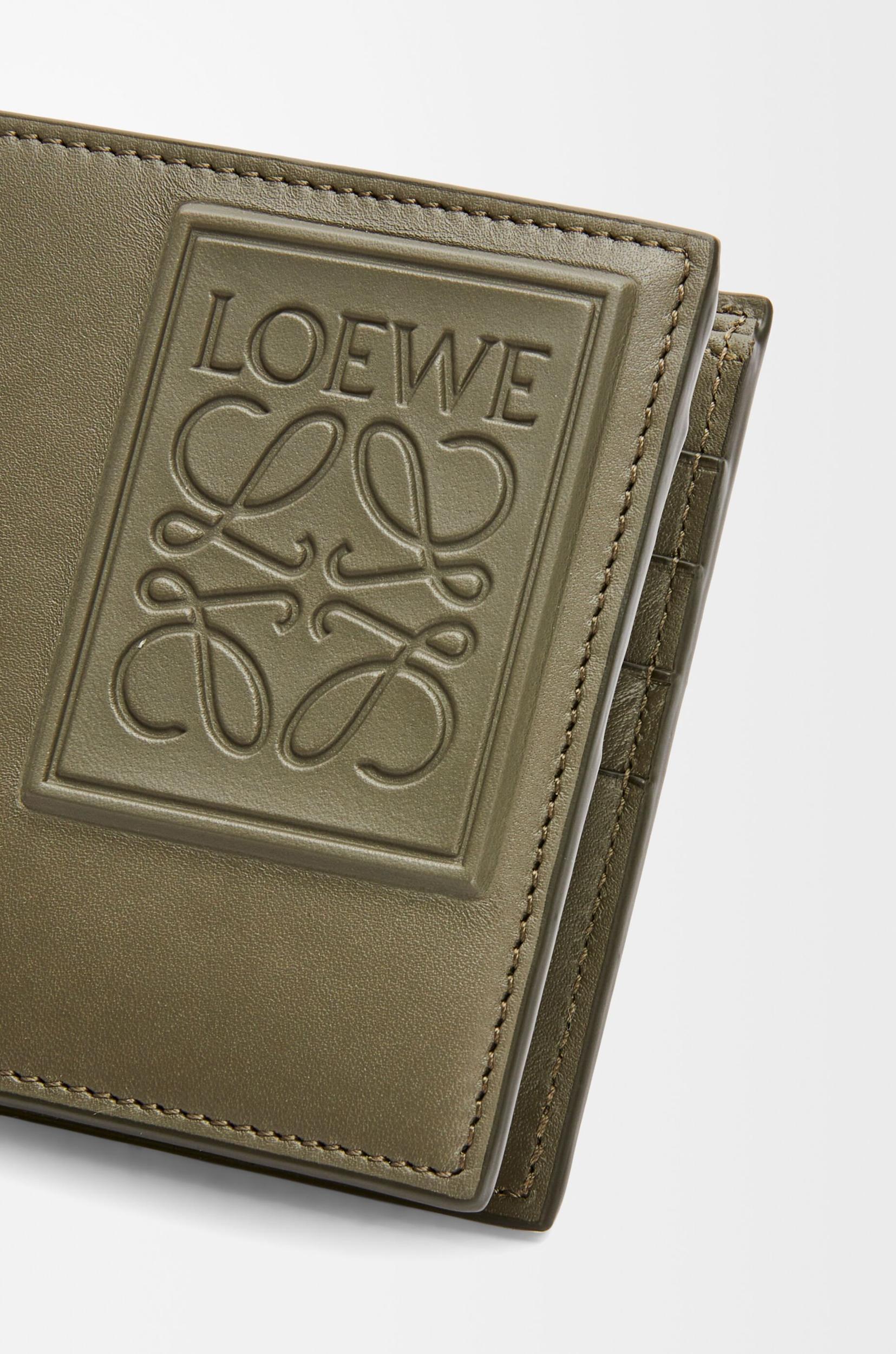 Bifold wallet in satin calfskin Product Image