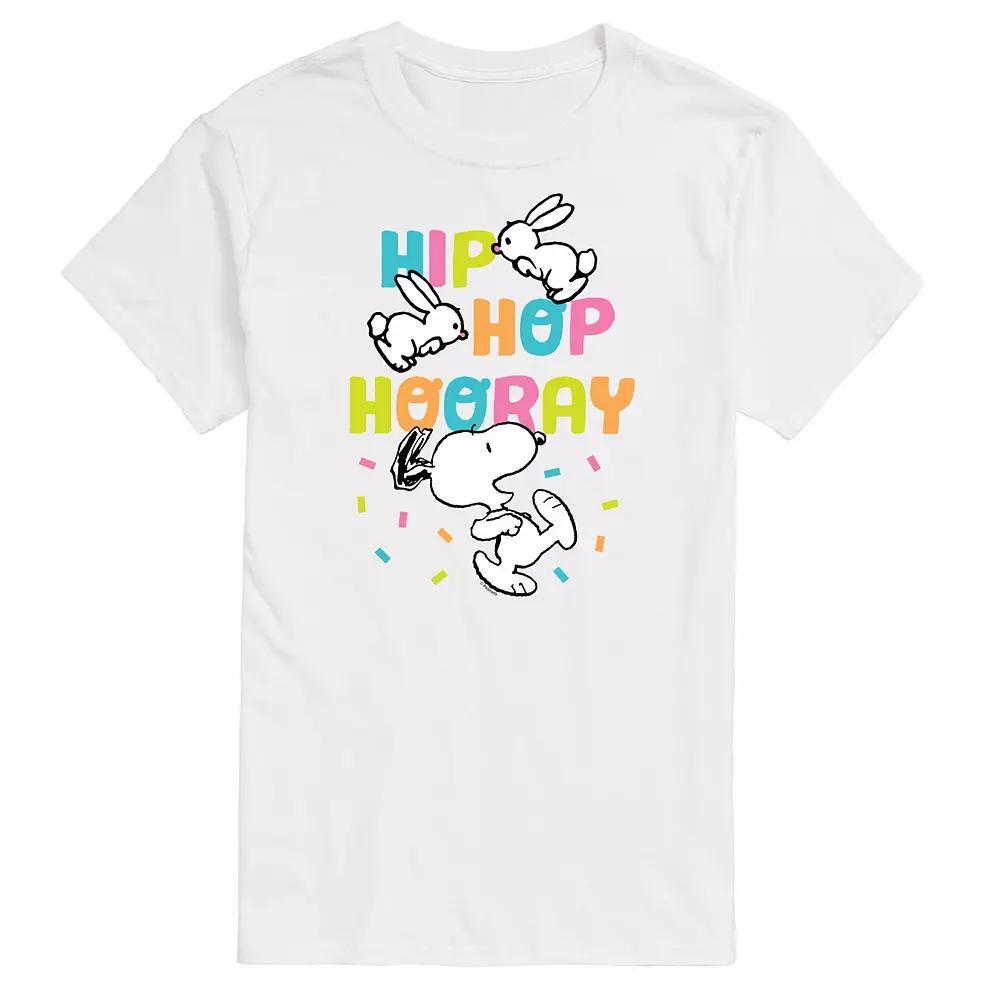 Mens Peanuts Easter Hip Hop Hooray Graphic Tee Product Image