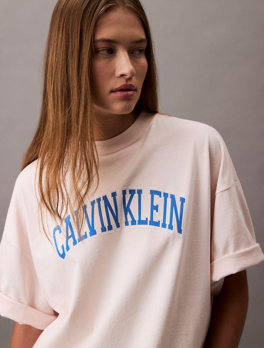 Boxy Varsity Logo T-Shirt Product Image