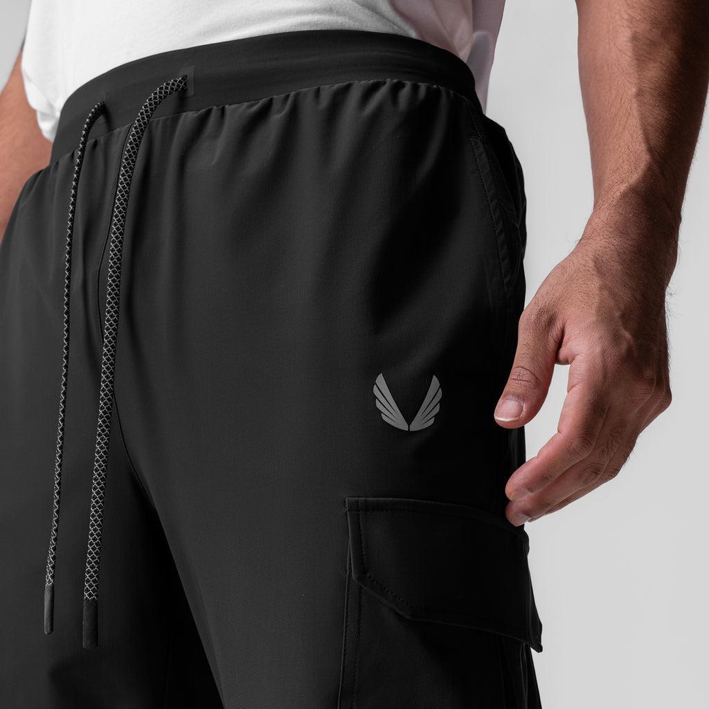 0825. Tetra-Lite® Cargo High Rib Jogger - Black "Reflective" Product Image