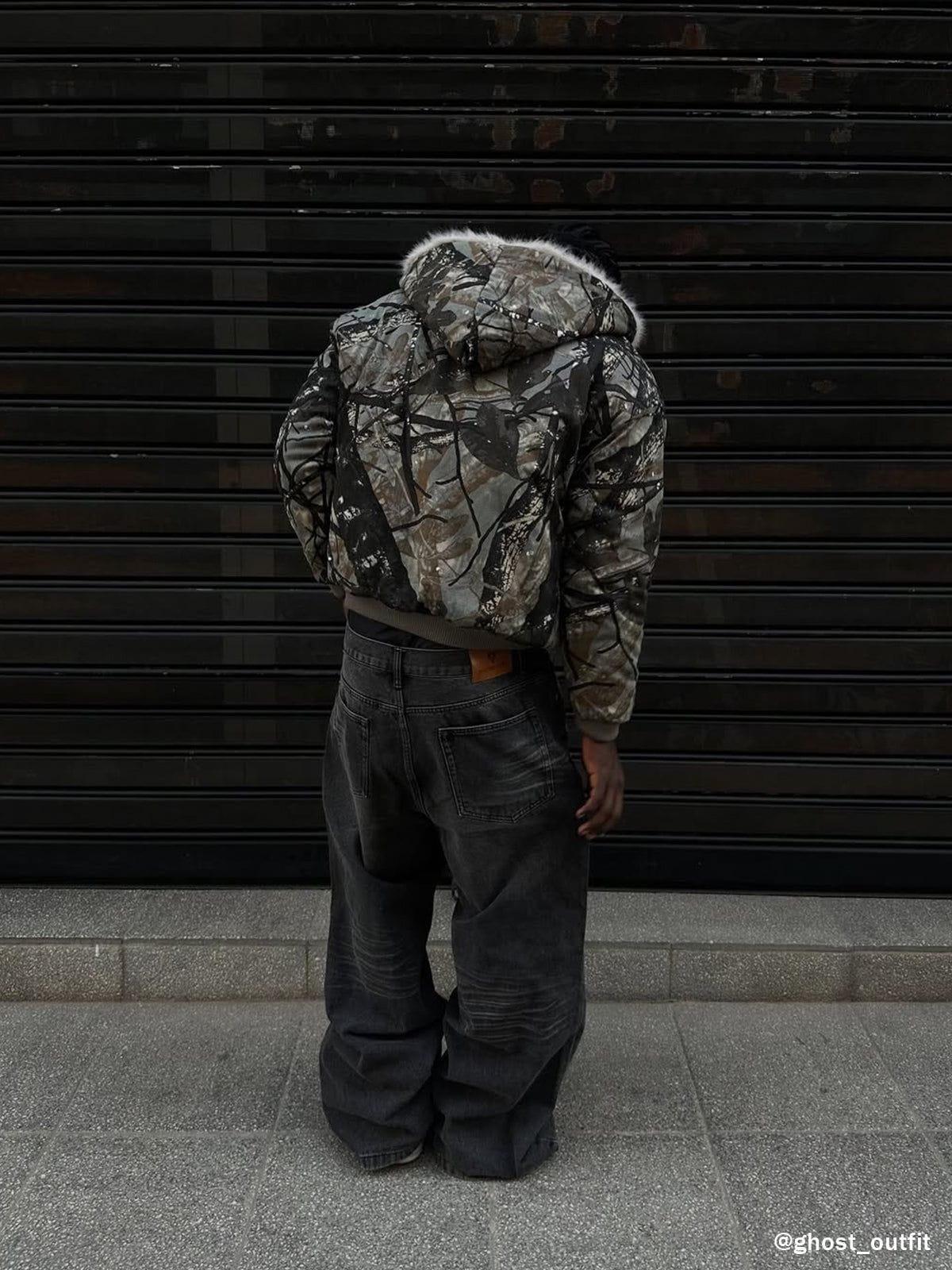 Aelfric Eden Branch Print Cropped Coat Product Image