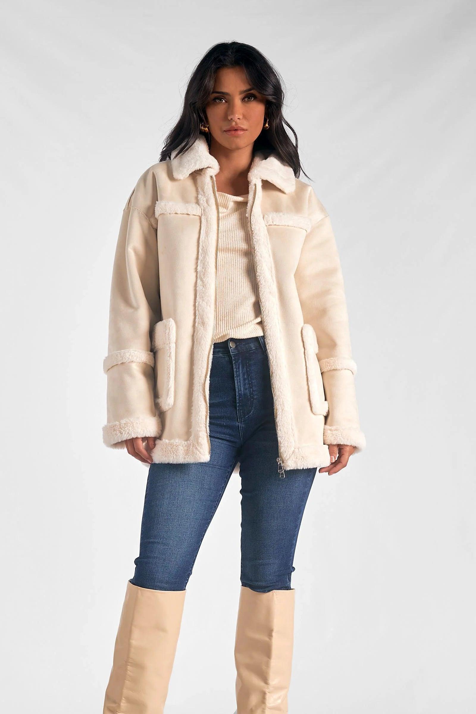 3/4 Sherpa Jacket Product Image