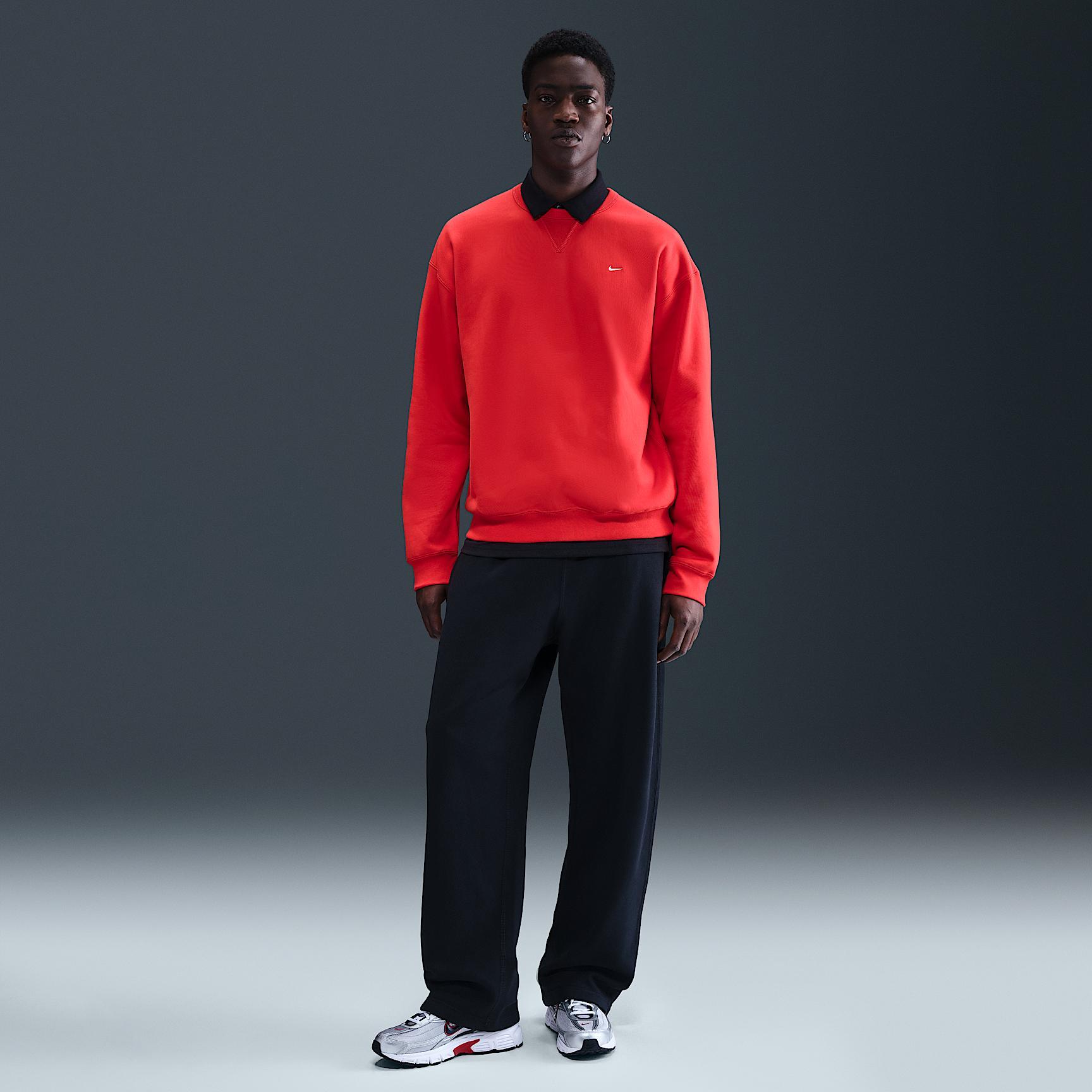 Nike Solo Swoosh Men's Fleece Crew Product Image