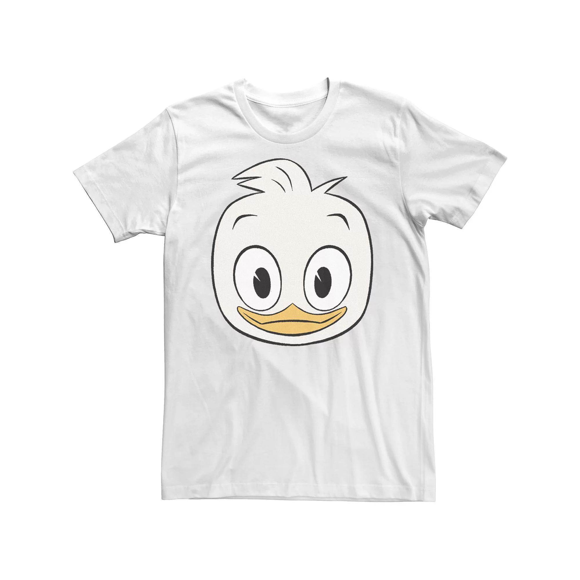 Disney's DuckTales Dewey Big Face Men's Tee, Size: XL, White Product Image