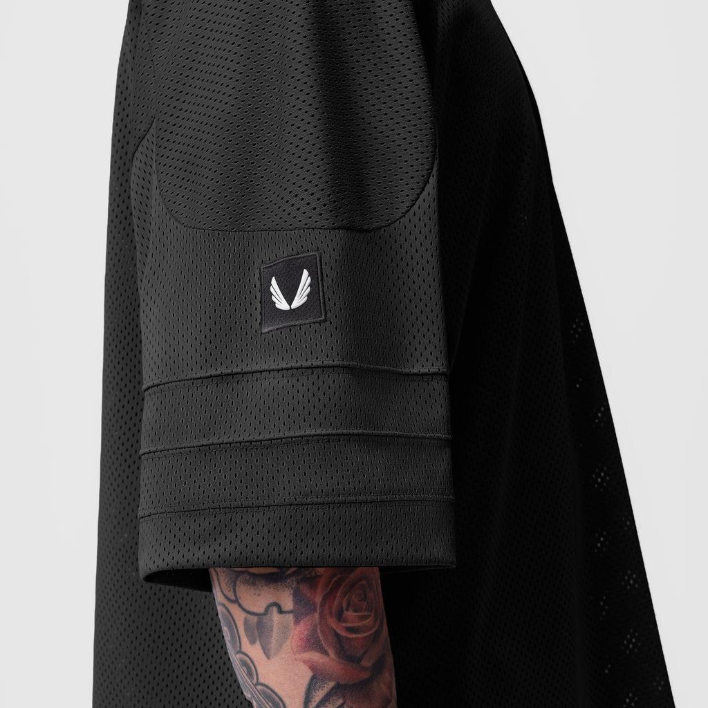 0772. SilverPlus™ Mesh Oversized Jersey - Black Product Image