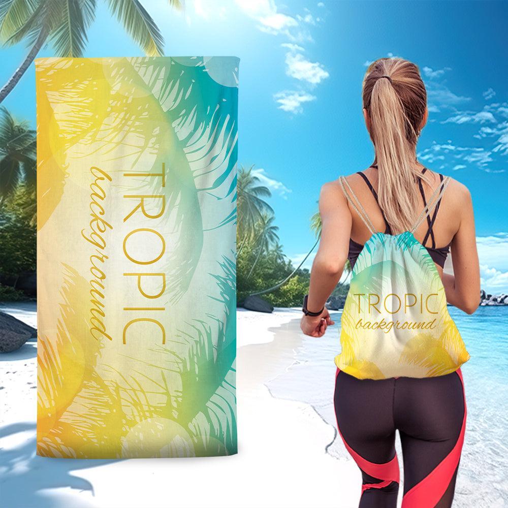 2 In 1 Windproof Beach Backpack Towel Product Image